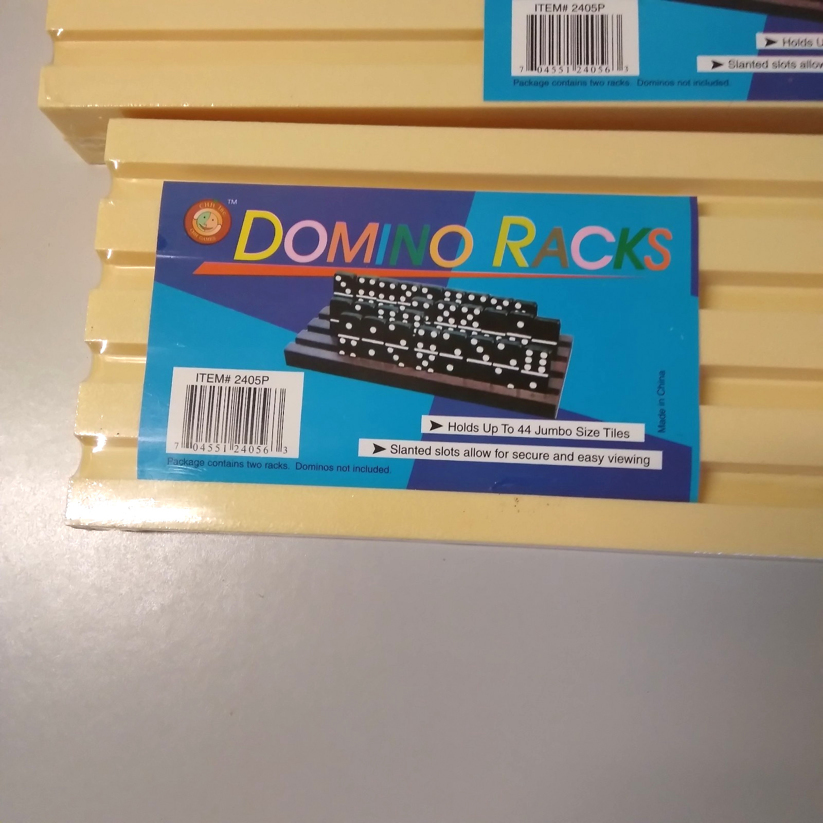 6Packs Of Plastic Domino Holders Racks Trays Organizer For Board Games Tiles etc