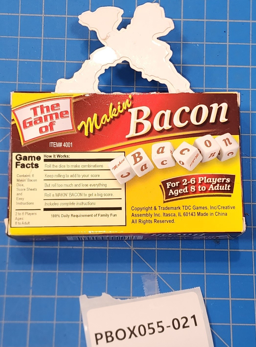 PBOX055-021 – The Game of Makin’ Bacon – Dice Game