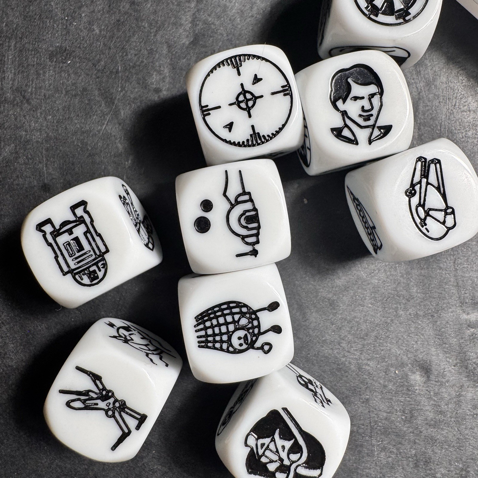 Rory’s Story Cubes Star Wars Dice Game 9 Storytelling Dice w/ Case Lucasfilm