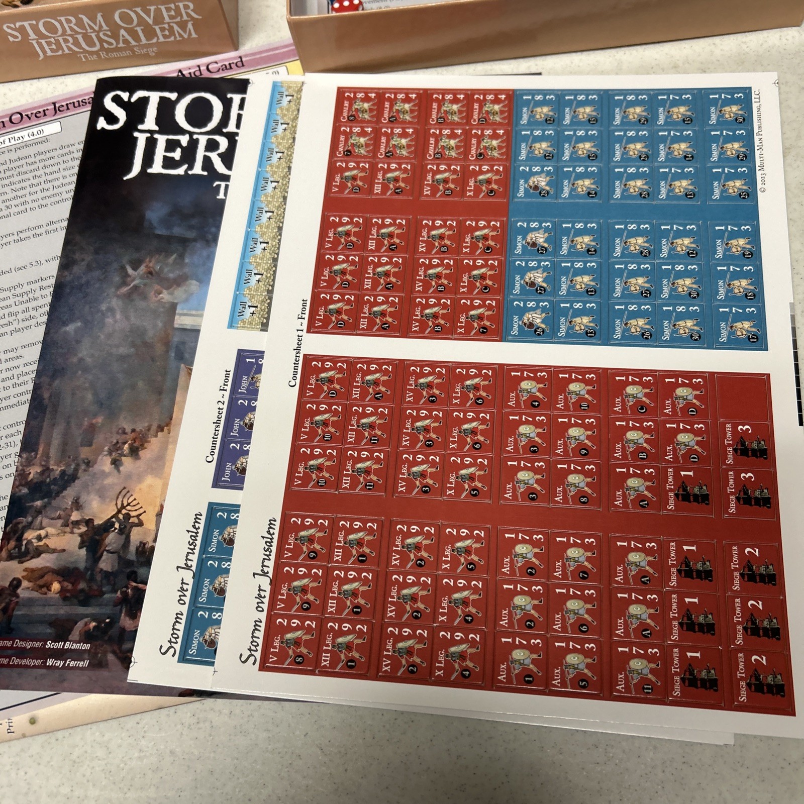 STORM OVER JERUSALEM THE ROMAN SEIGE – MMP – UNPUNCHED!!!