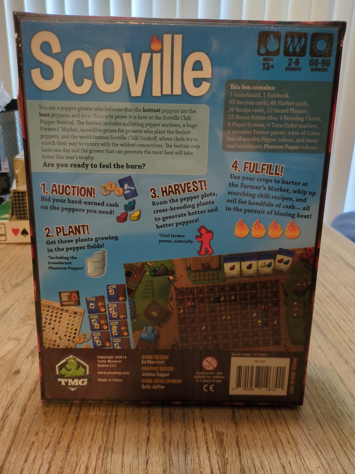 Scoville Board Game – TMG – New – Sealed