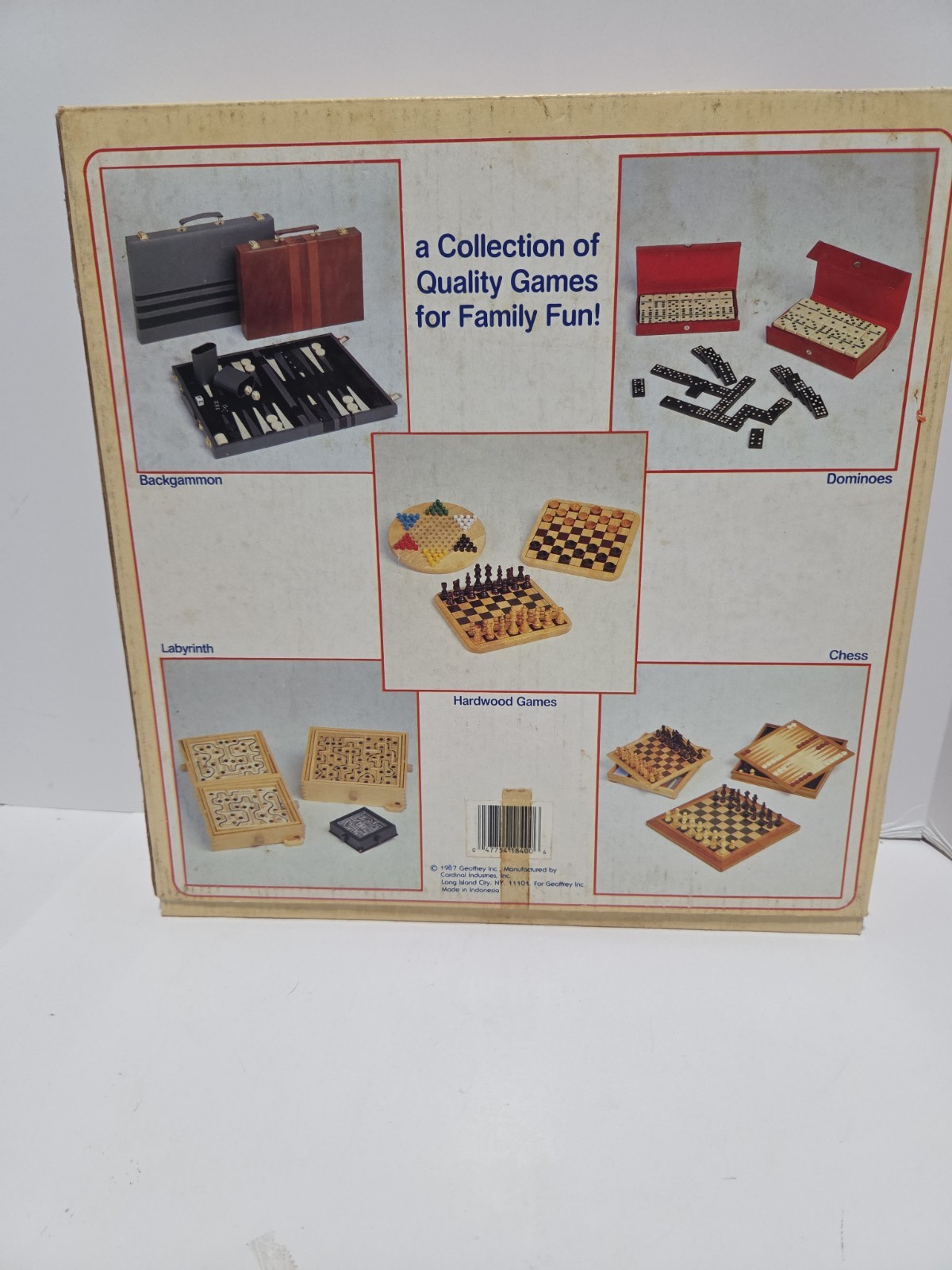 Vintage Solid Wood Chinese Checkers Game Board By Pavilion Oak Finish 1987
