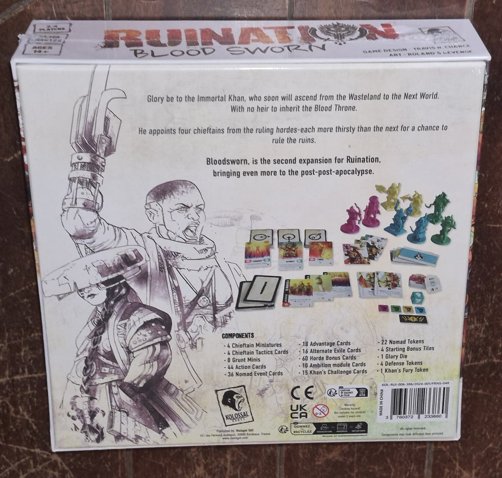 Ruination Blood Sworn (2024) Expansion Card Game (2-4 Players, Kolossal Games)