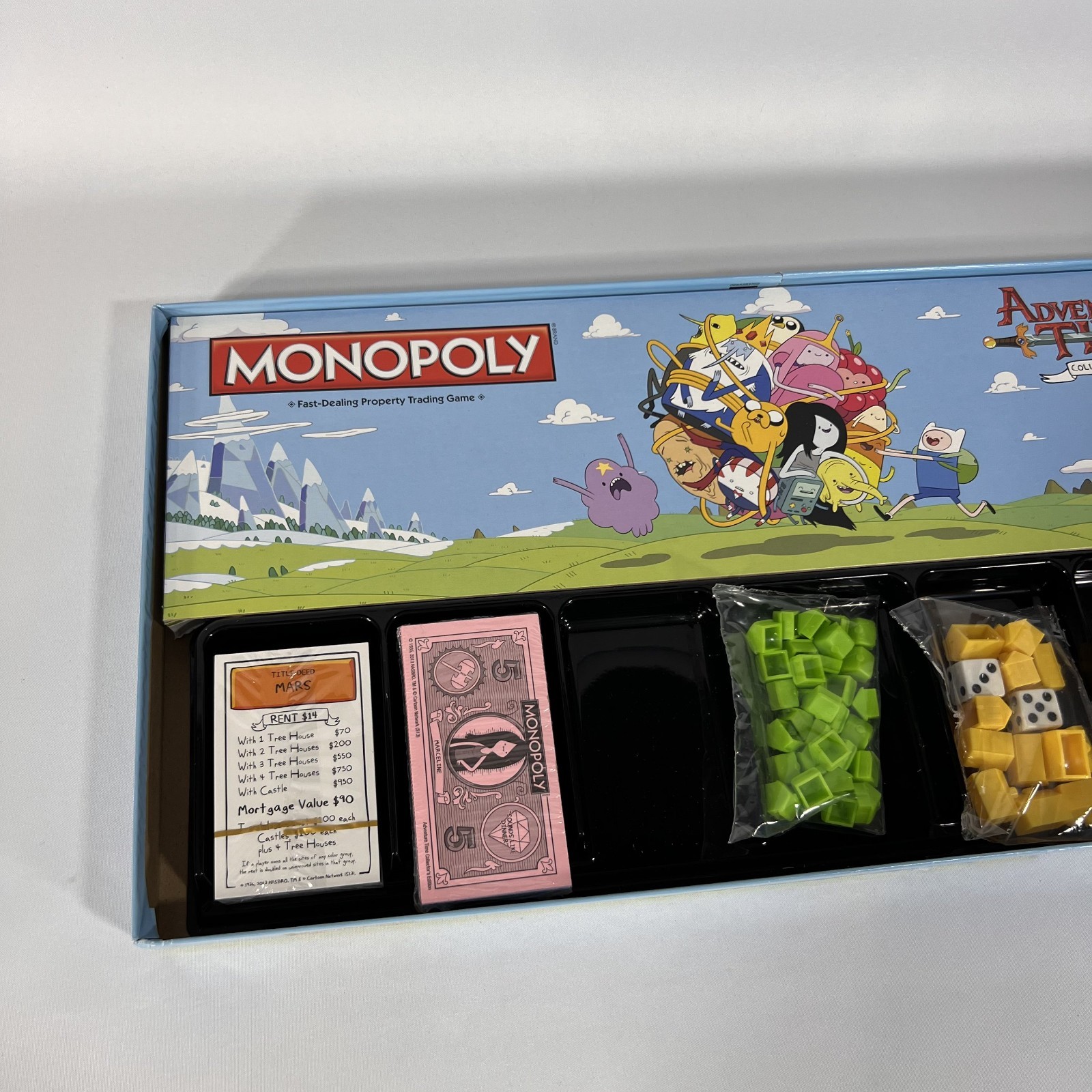 Monopoly Adventure Time Collector’s Edition Board Game Cartoon Network COMPLETE