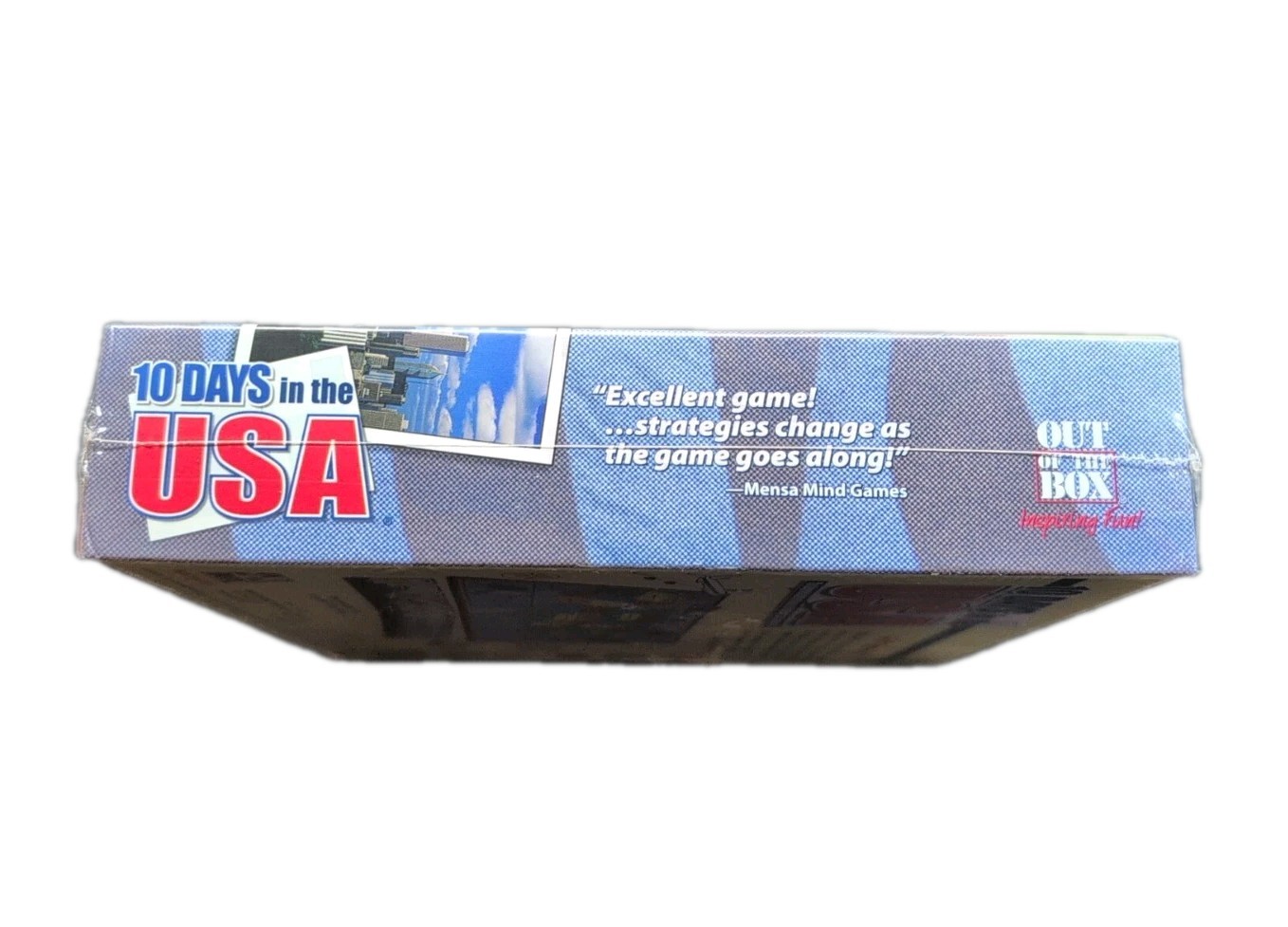 10 Days in the USA Board Game by Out of the Box Mensa Select New Sealed HTF