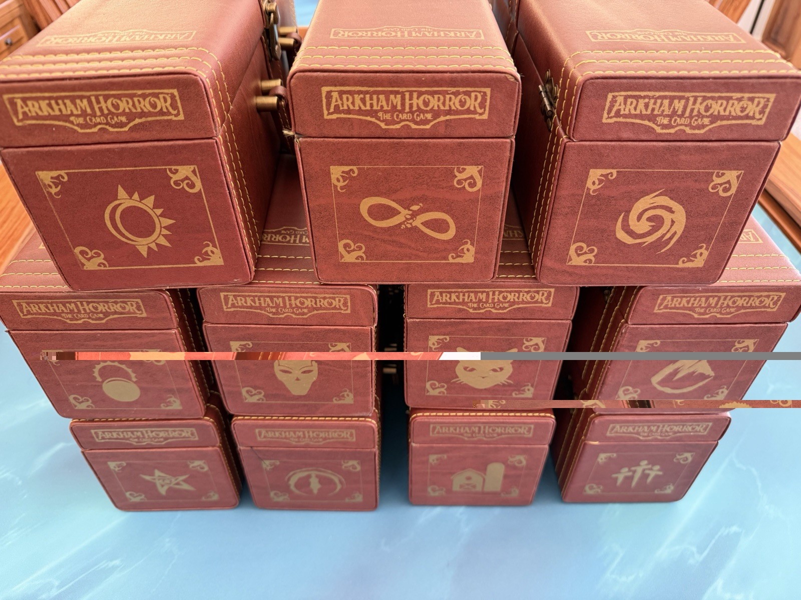 ARKHAM HORROR Card Game LCG Rare custom STORAGE BOXES – x11 – Free Shipping