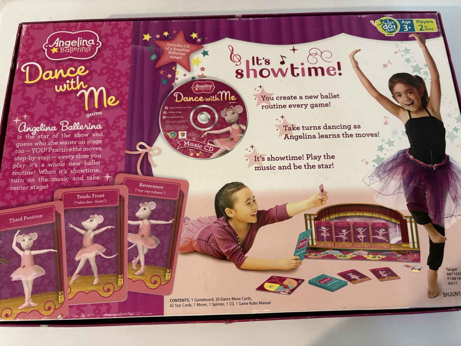 Angelina Ballerina “Dance with Me” Game with Bonus CD