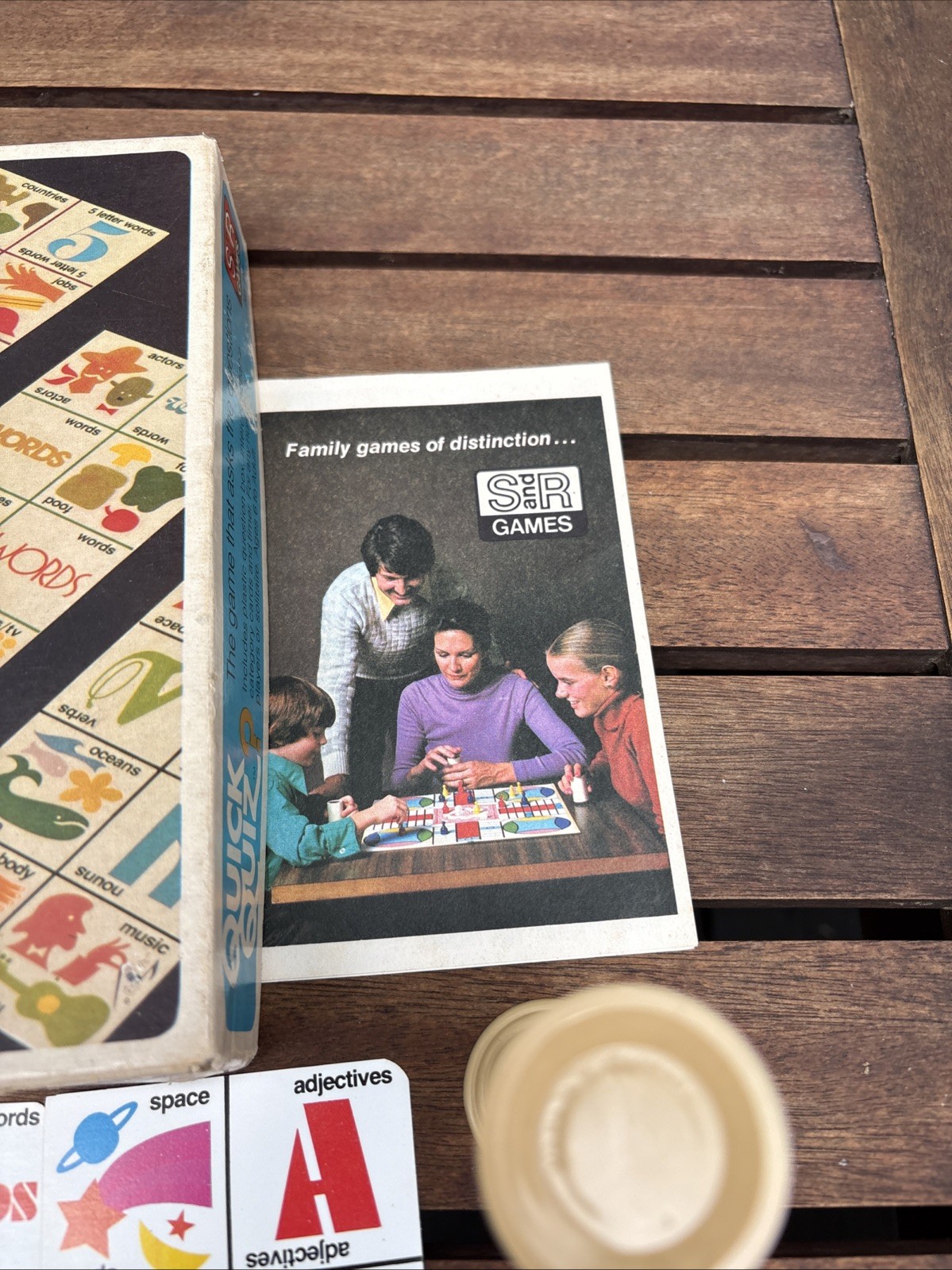 Vintage 1978 Quick Quiz? The Game that Asks the Questions Selchow & Righter #90