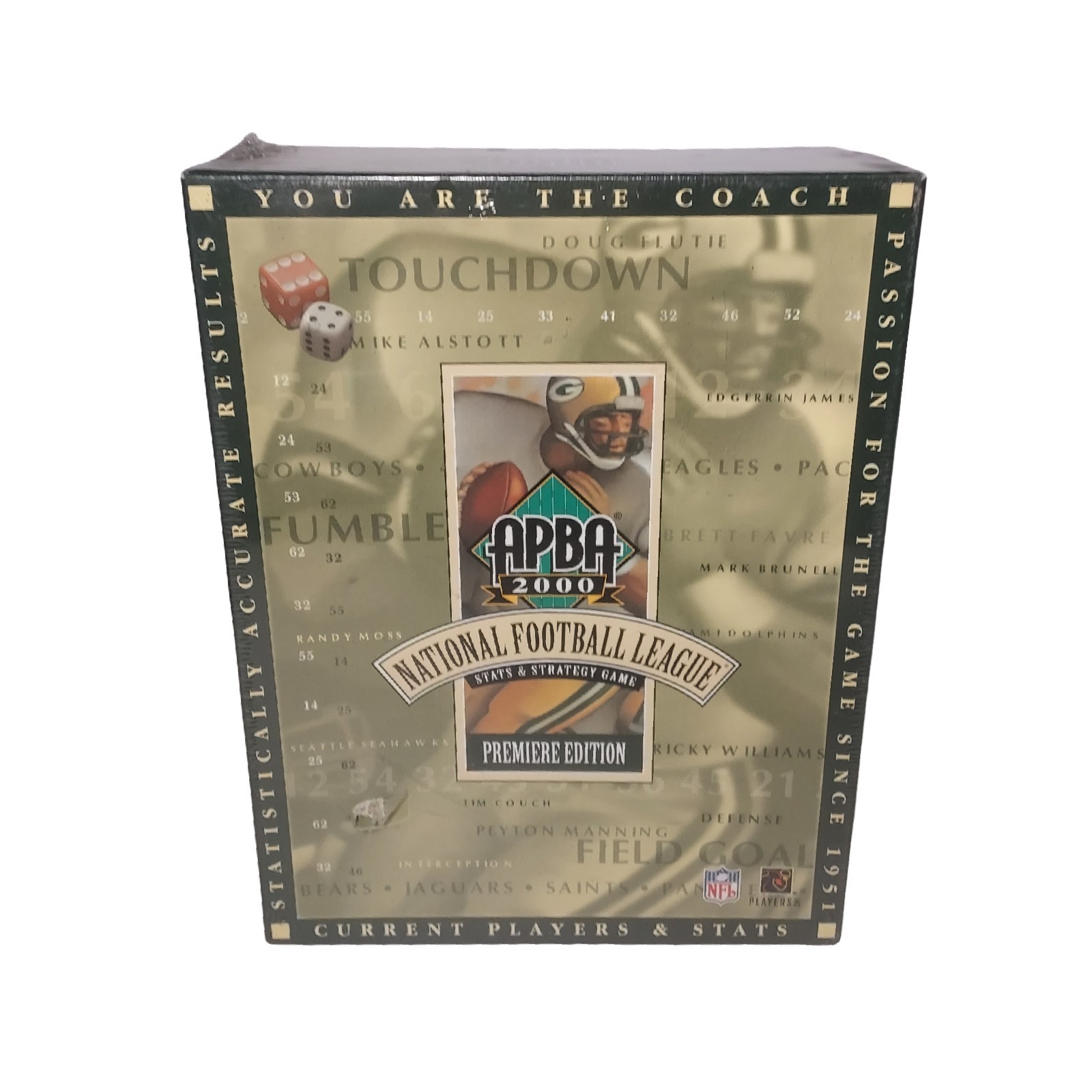 APBA 2000 National Football League NFL Premiere Edition Stats & Strategy Game