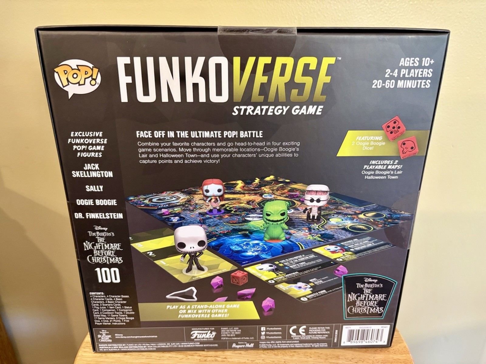 Funko Pop! Funkoverse Strategy Game – Nightmare Before Christmas – 2+ Players