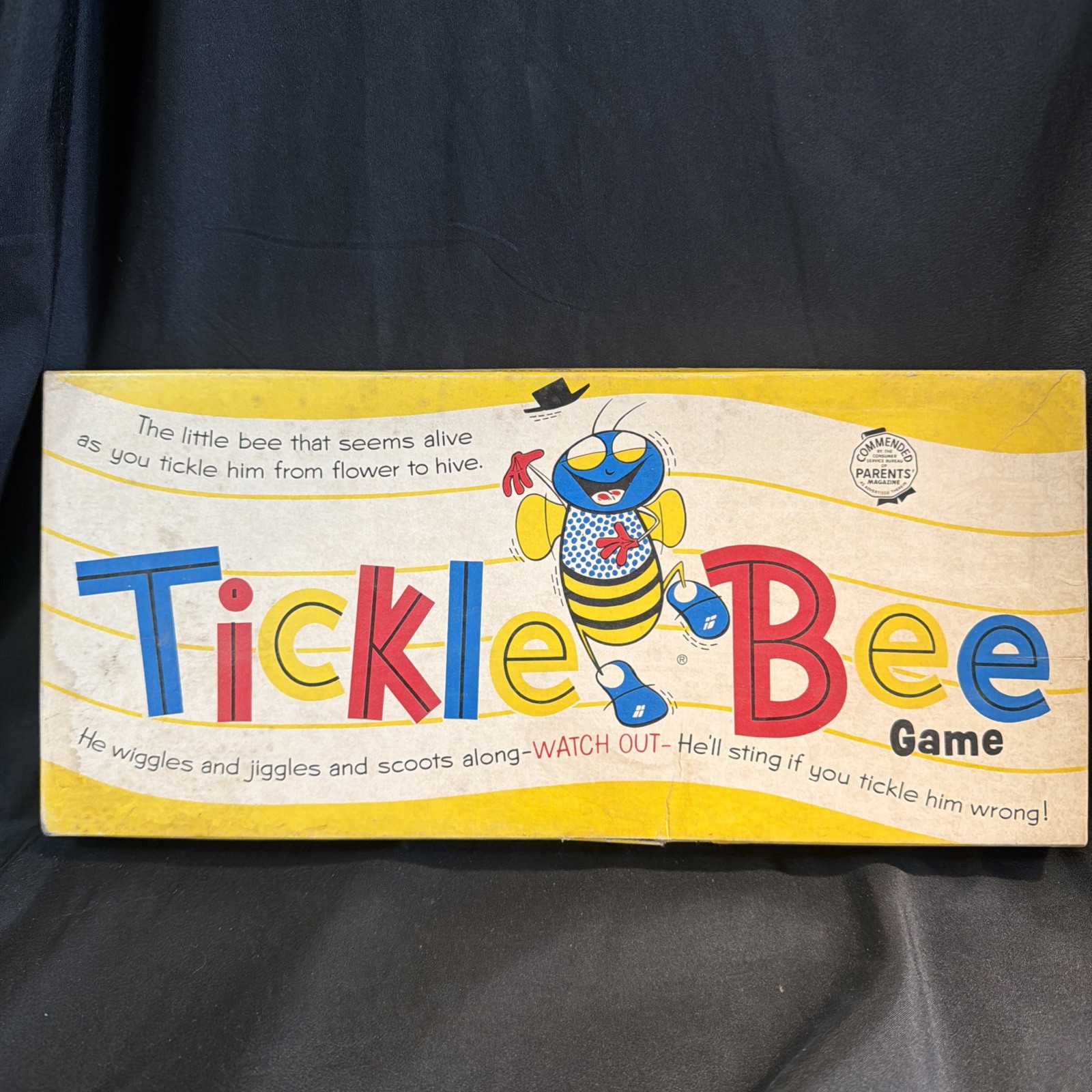 Vintage 1956 Tickle Bee Game Magnetic Maze by Schaper Toys – Complete