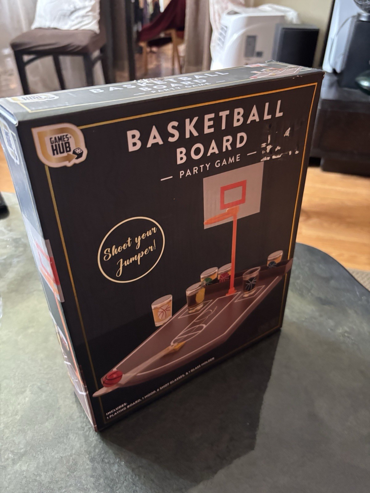 Games Hub Basketball Board Party Game Drinking Game Shots