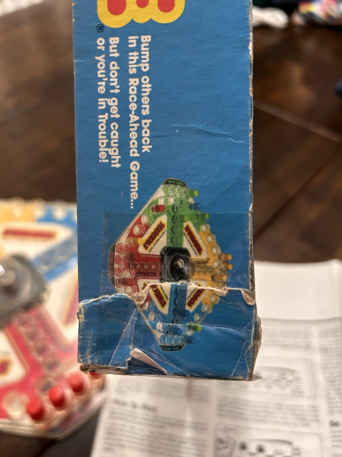 VINTAGE 1986 TROUBLE MILTON BRADLEY MB POP-O-MATIC BOARD GAME