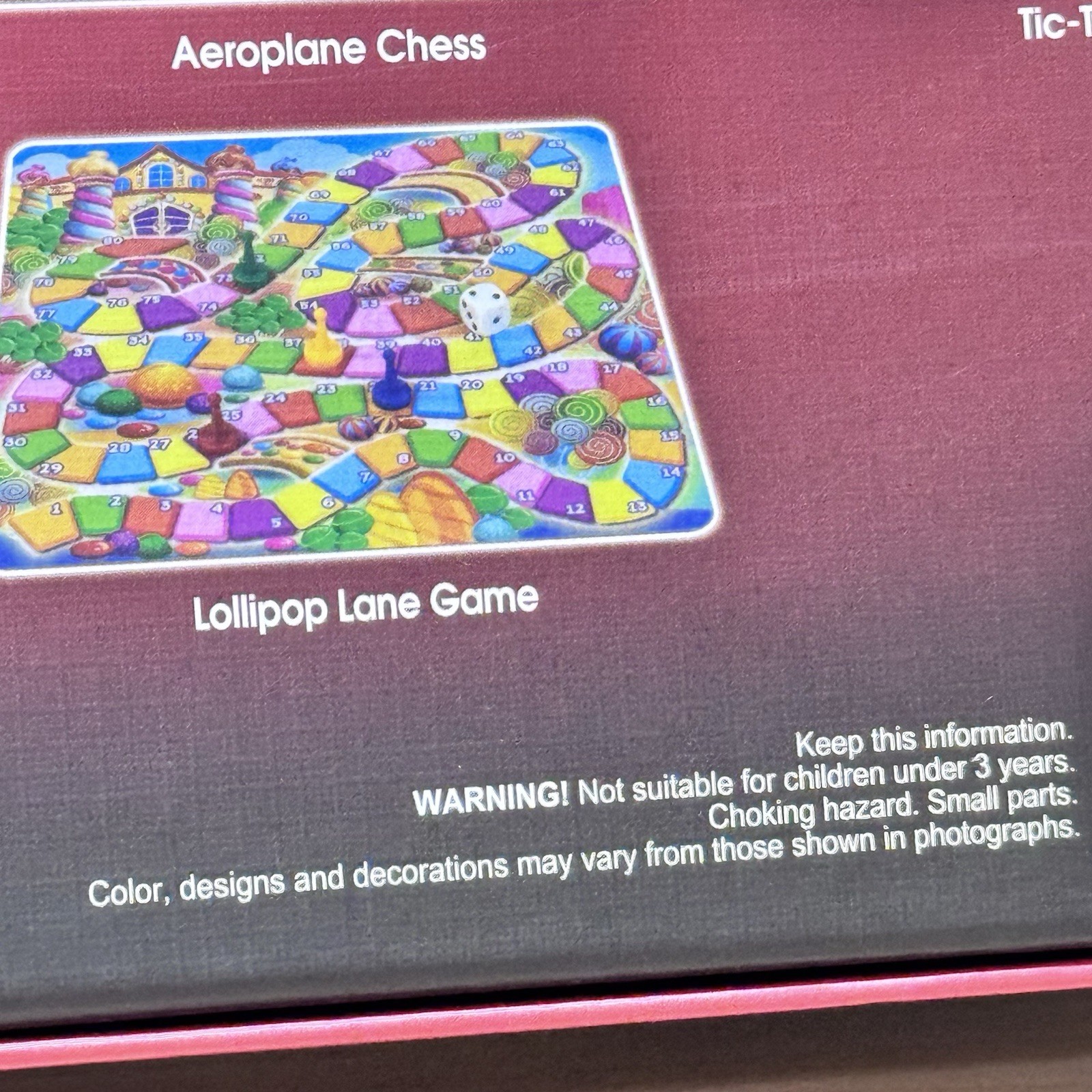 Classic Games 365 Game Set Board Games, Cards Dice, Double Sided Boards Open Box