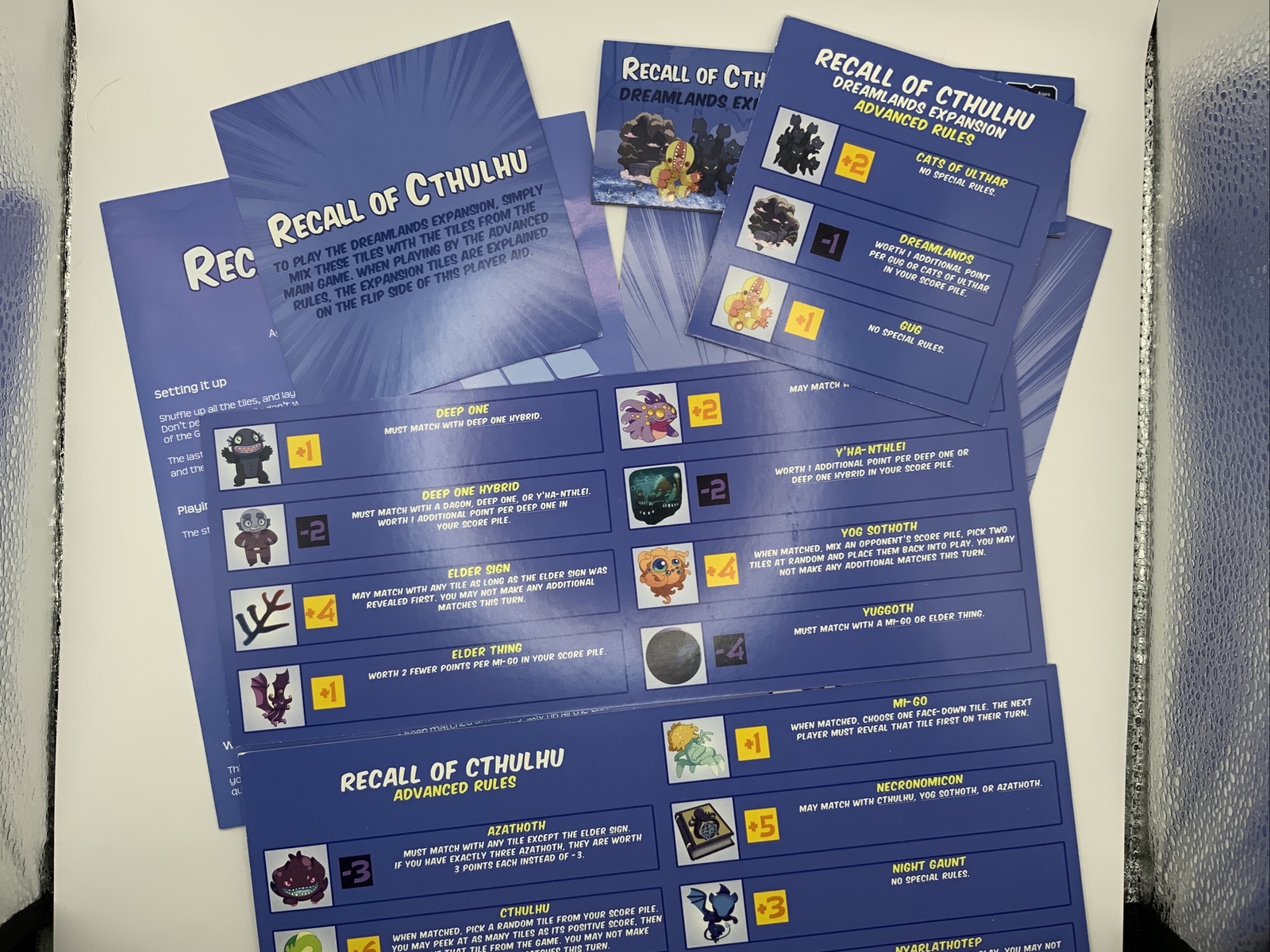 Recall of Cthulhu + Dreamlands Expansion – Memory Matching Game – Toy Vault
