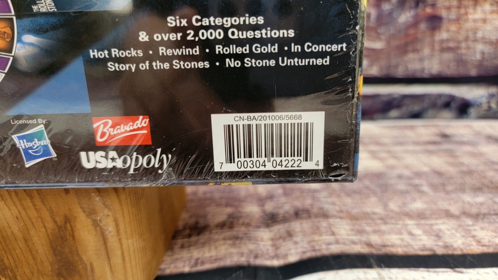 New Trivial Pursuit The Rolling Stones Collector’s Edition Board Game NIB