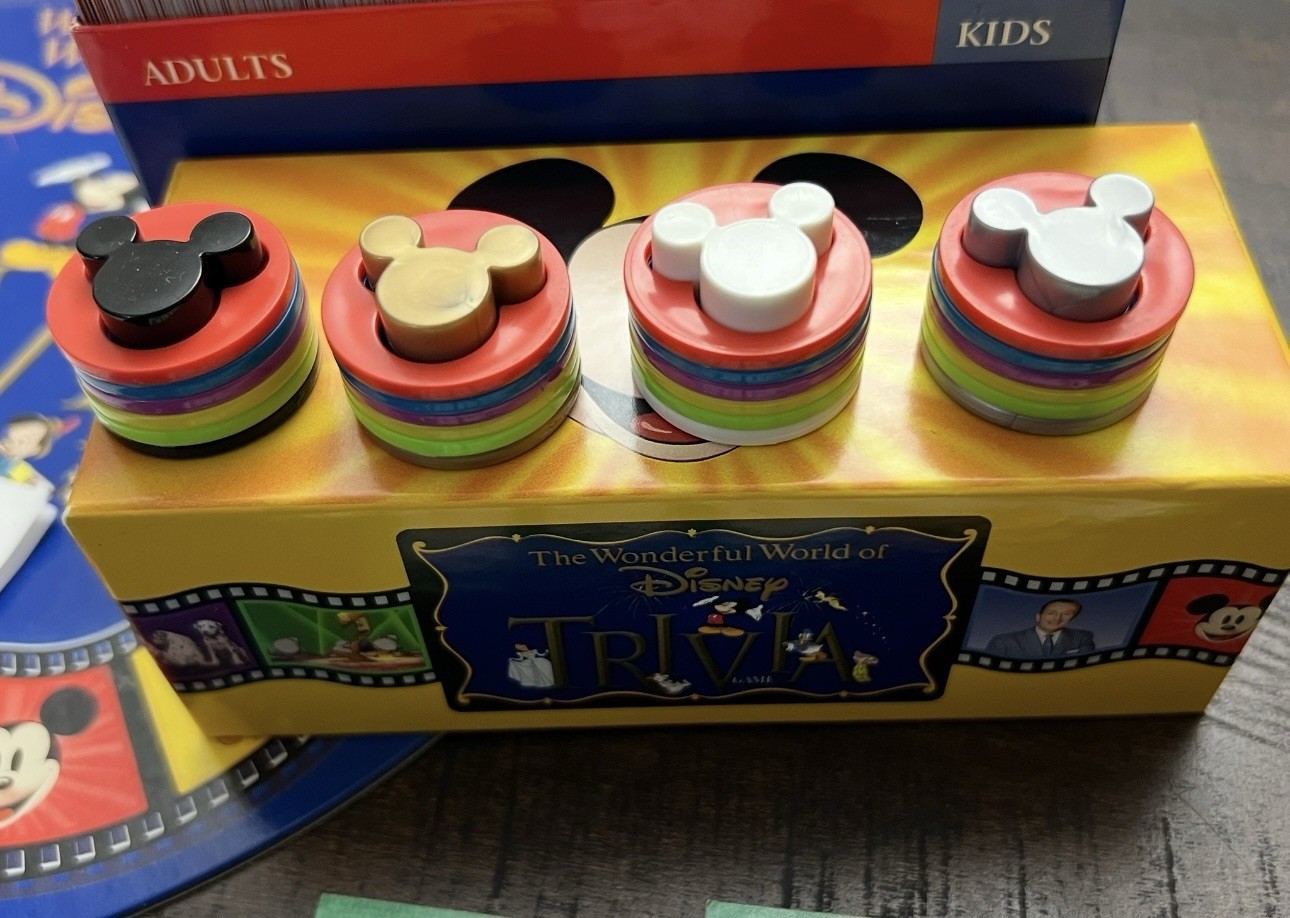 The Wonderful World Of Disney Trivia Board Game Complete