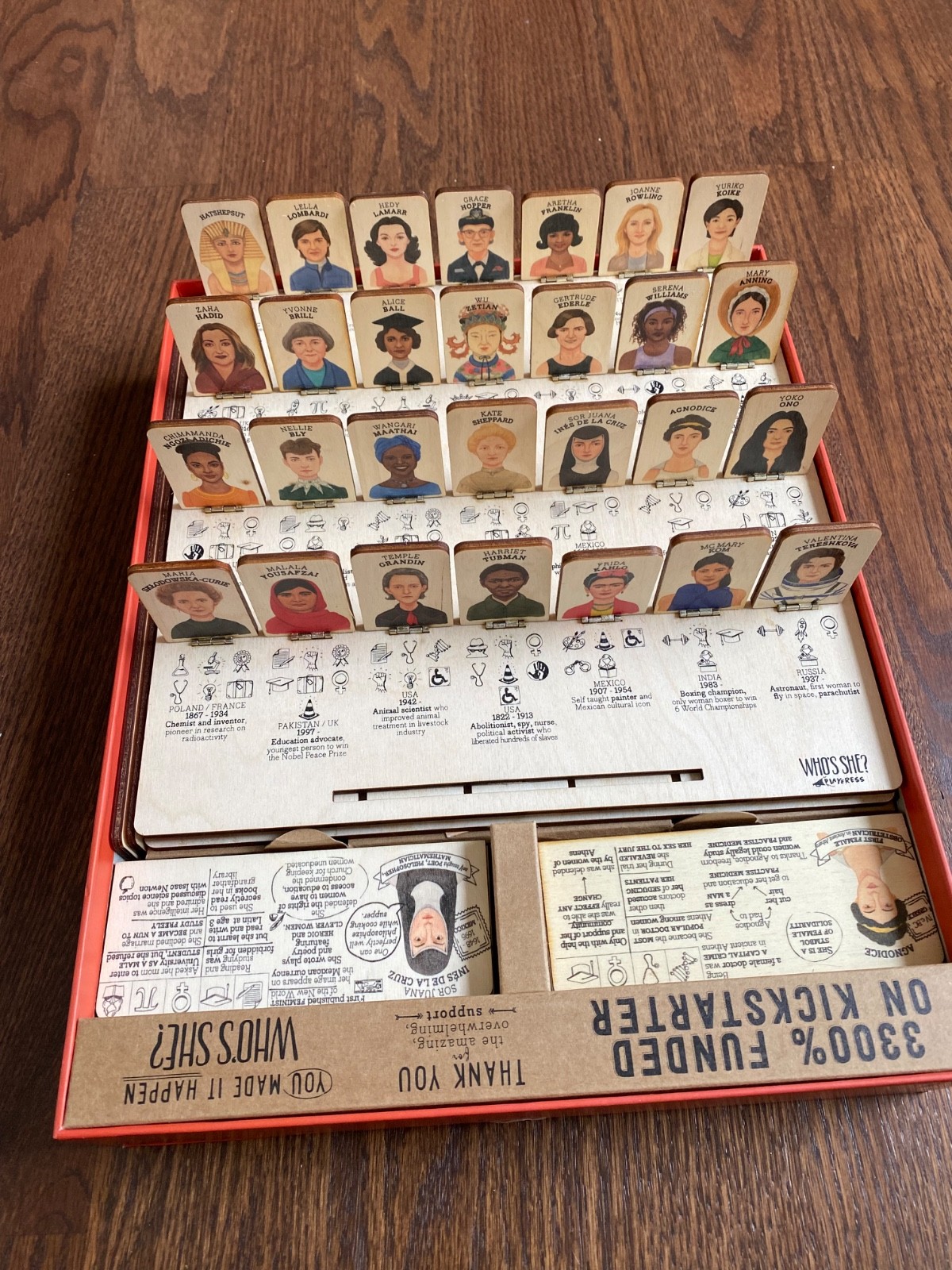 Who’s She? Mighty Women Stories Complete Board Game Playress Educational