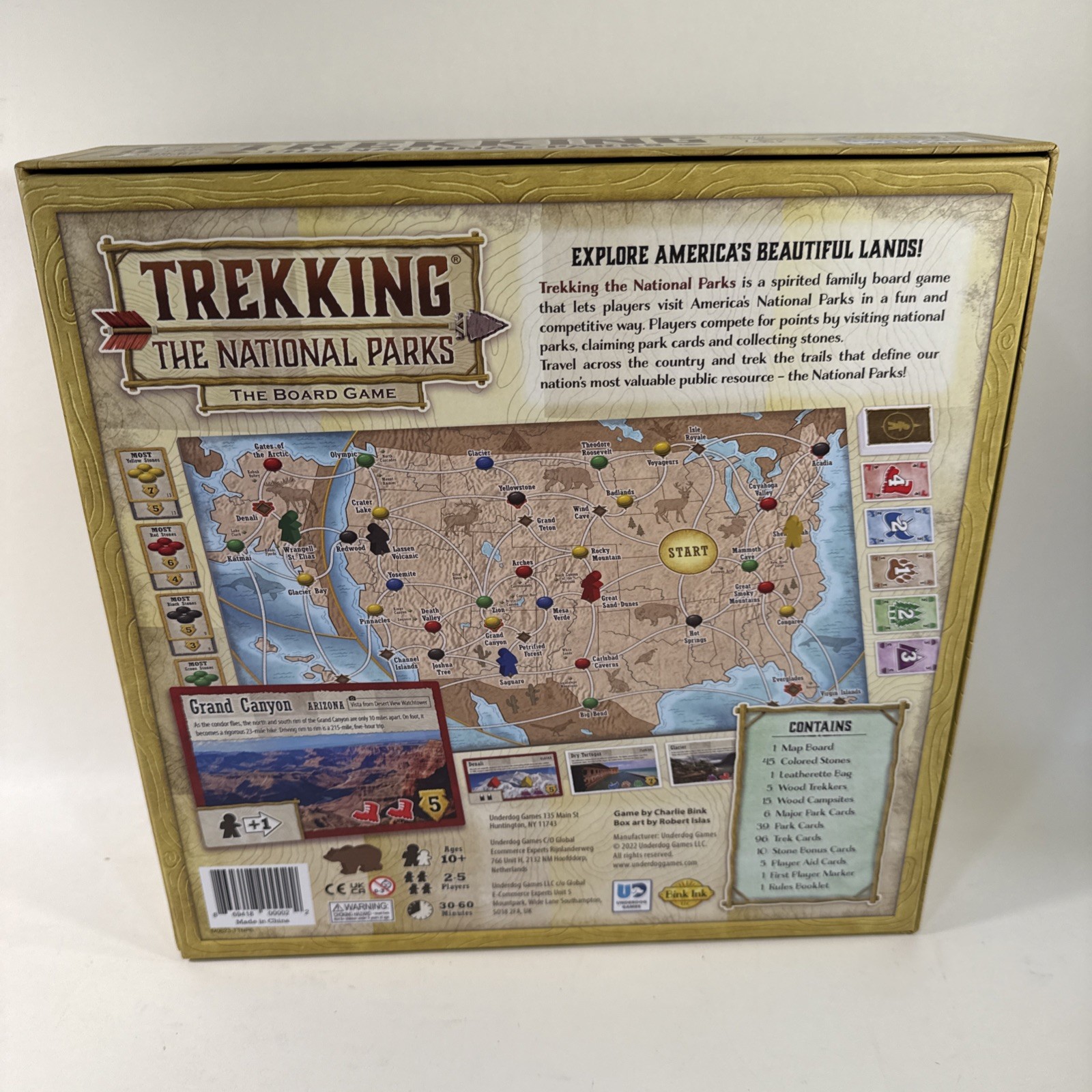 Underdog Games Trekking National Parks Game Board – UG10001