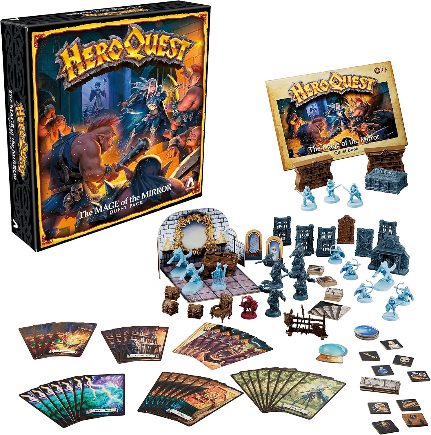 Heroquest The Mage of Mirror Quest Pack, Roleplaying Game for Ages 14+,…
