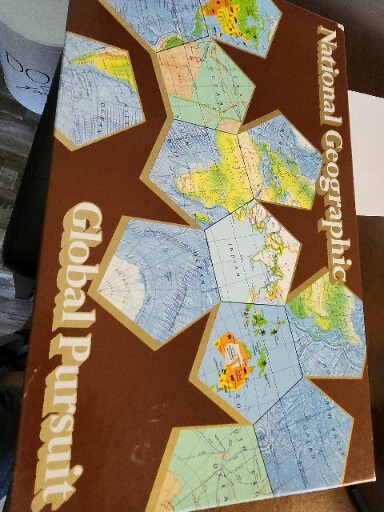 National Geographic Global Pursuit Game Complete 1987 Opened, But Never Played