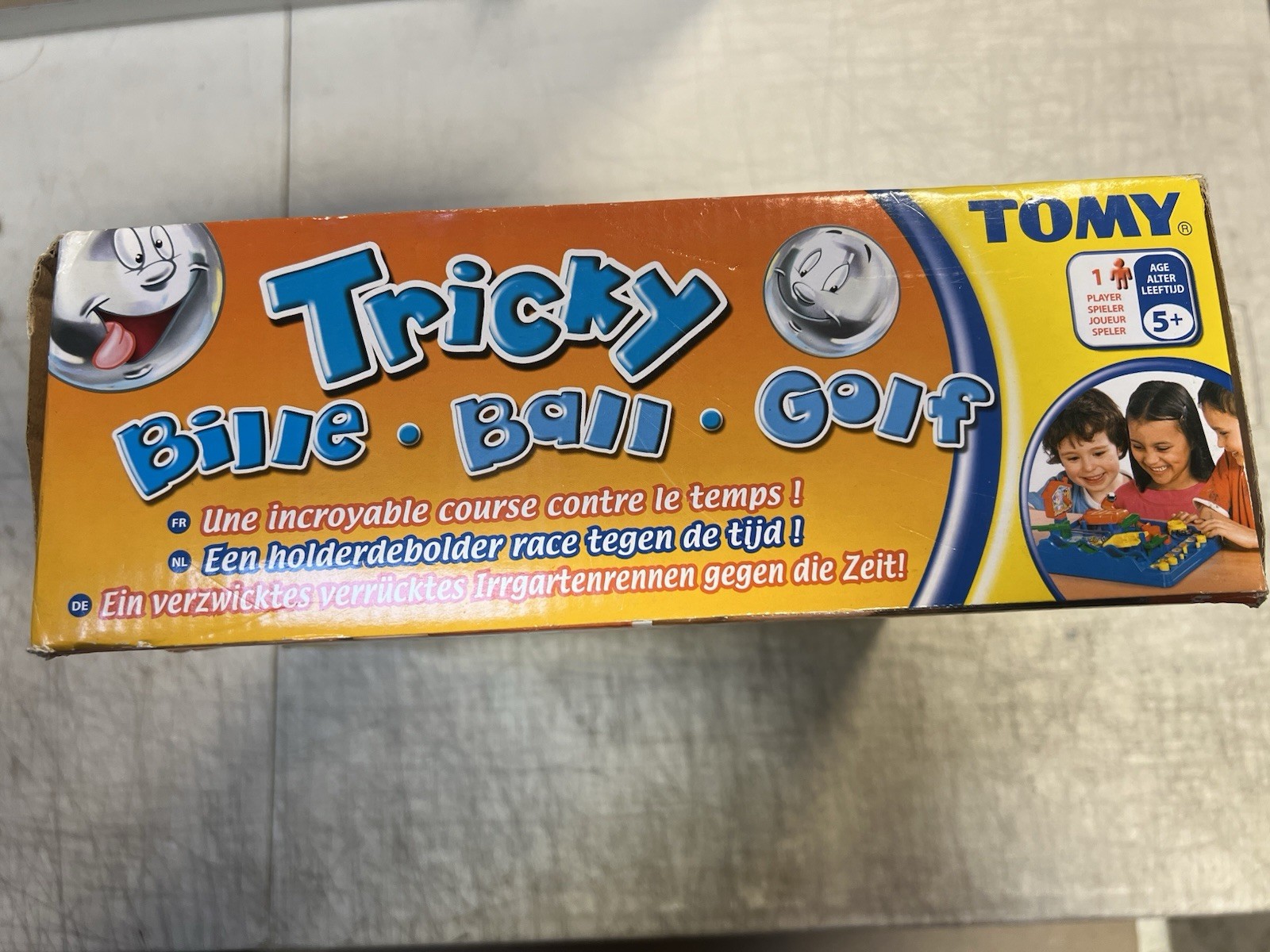 Tomy Tricky Bille Classic Retro Action Board Game Ball Maze (Incomplete)