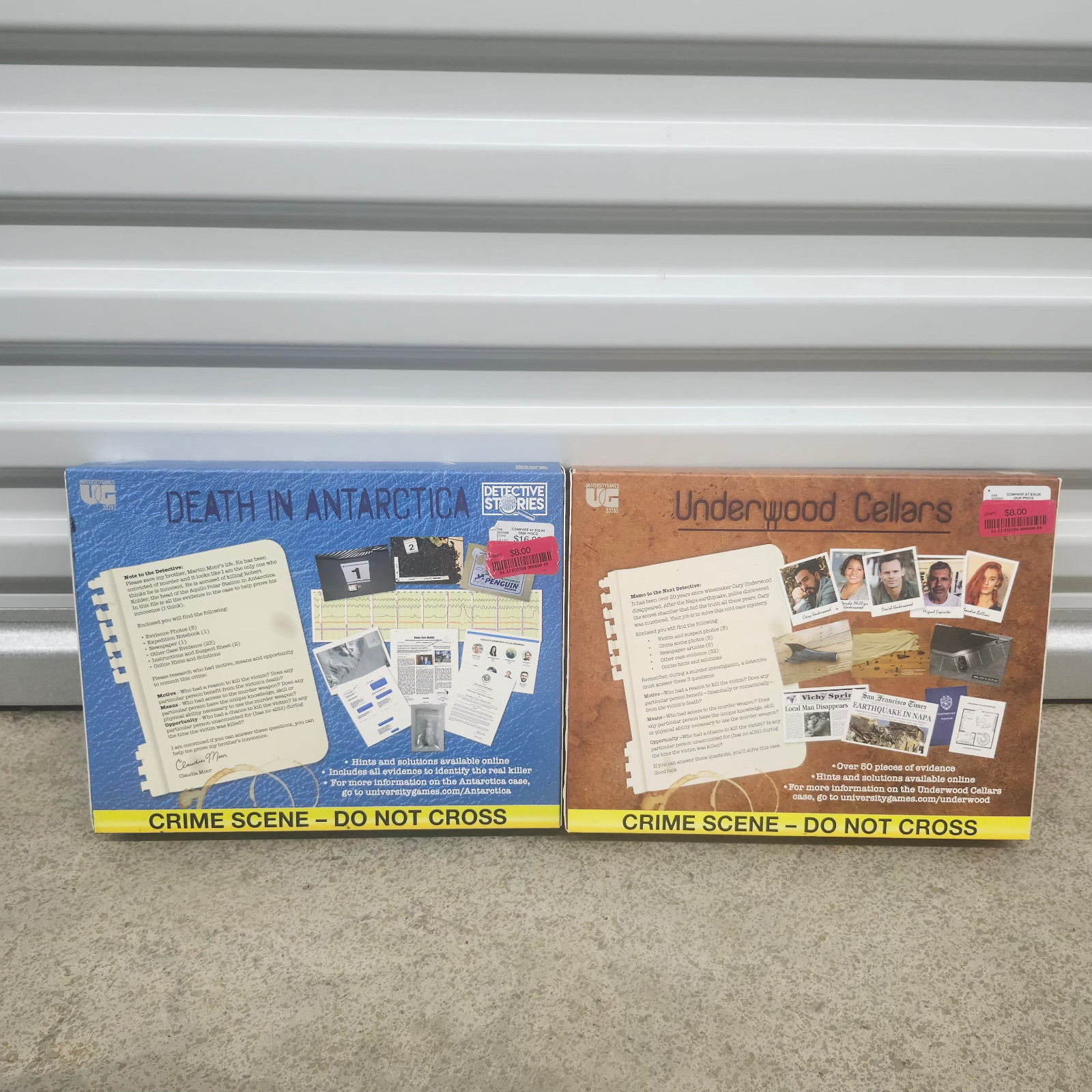 Murder Mystery Party Case Files Lot of 2 NEW! Unopened!