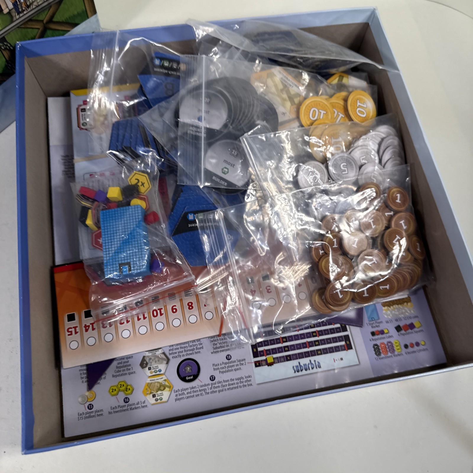 SUBURBIA Board Game – Bezier Games (Used, COMPLETE)