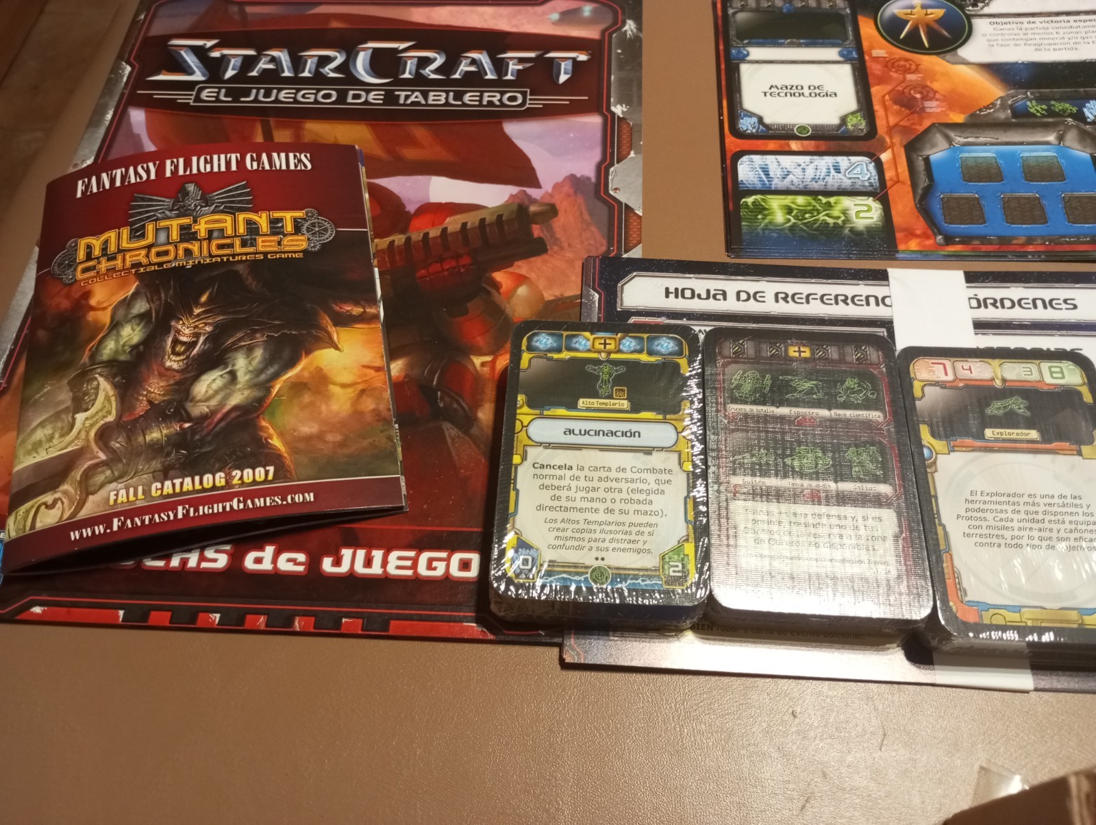 Starcraft FFG The Boardgame Box Spanish NEW without shrink