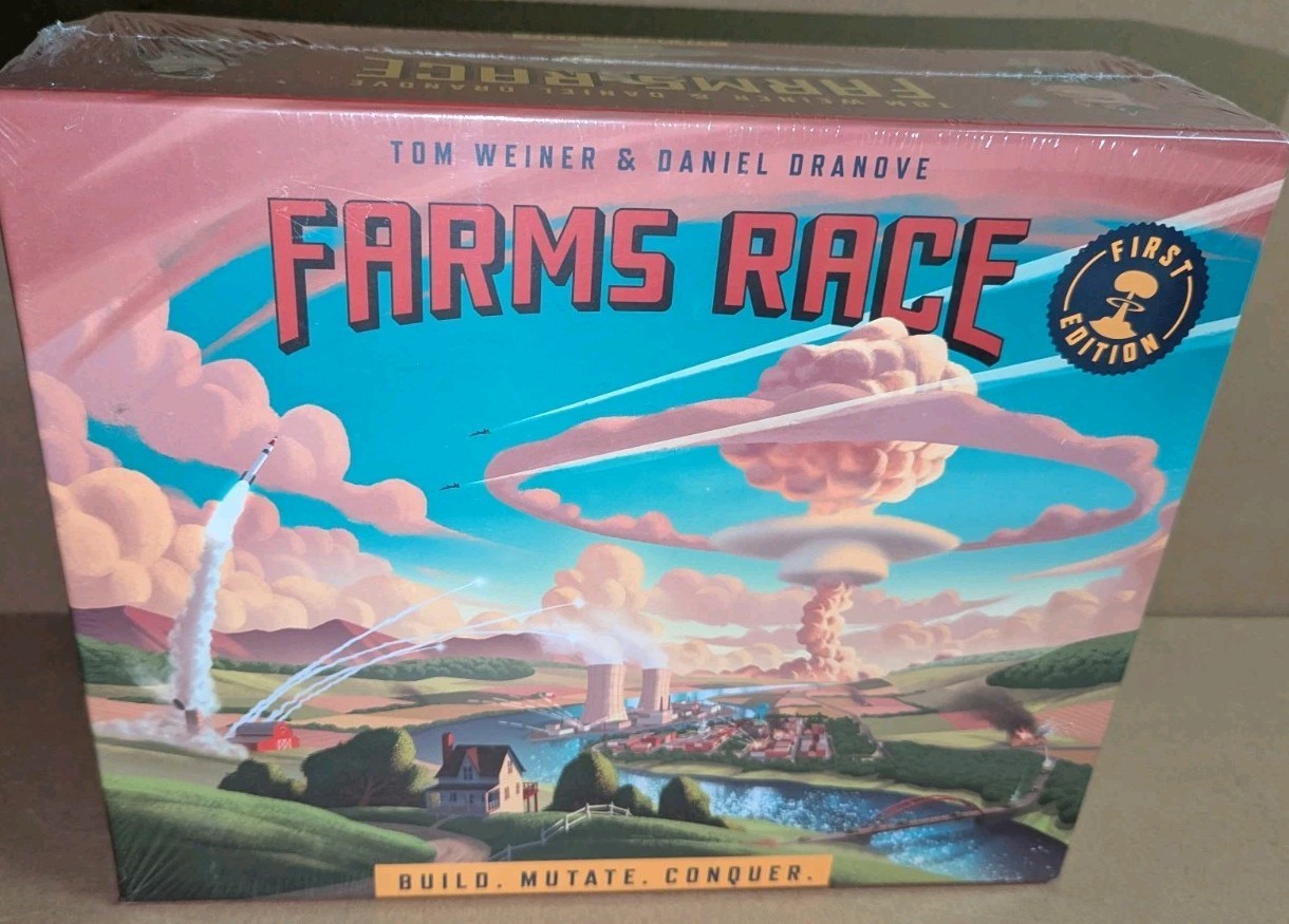 Farms Race First Edition Board Game for Adults and Family Medium Brow Games