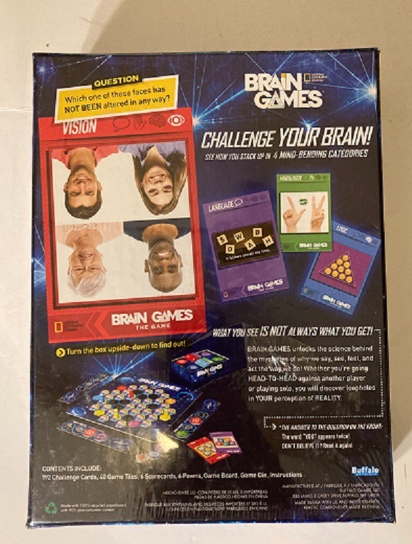 Brain Games The Game National Geographic Channel Brand New Sealed