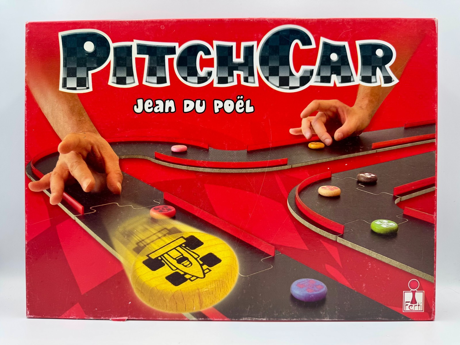PITCH CAR PitchCar Carabande Board Game 2003 Jean du Poel Multilingual Box