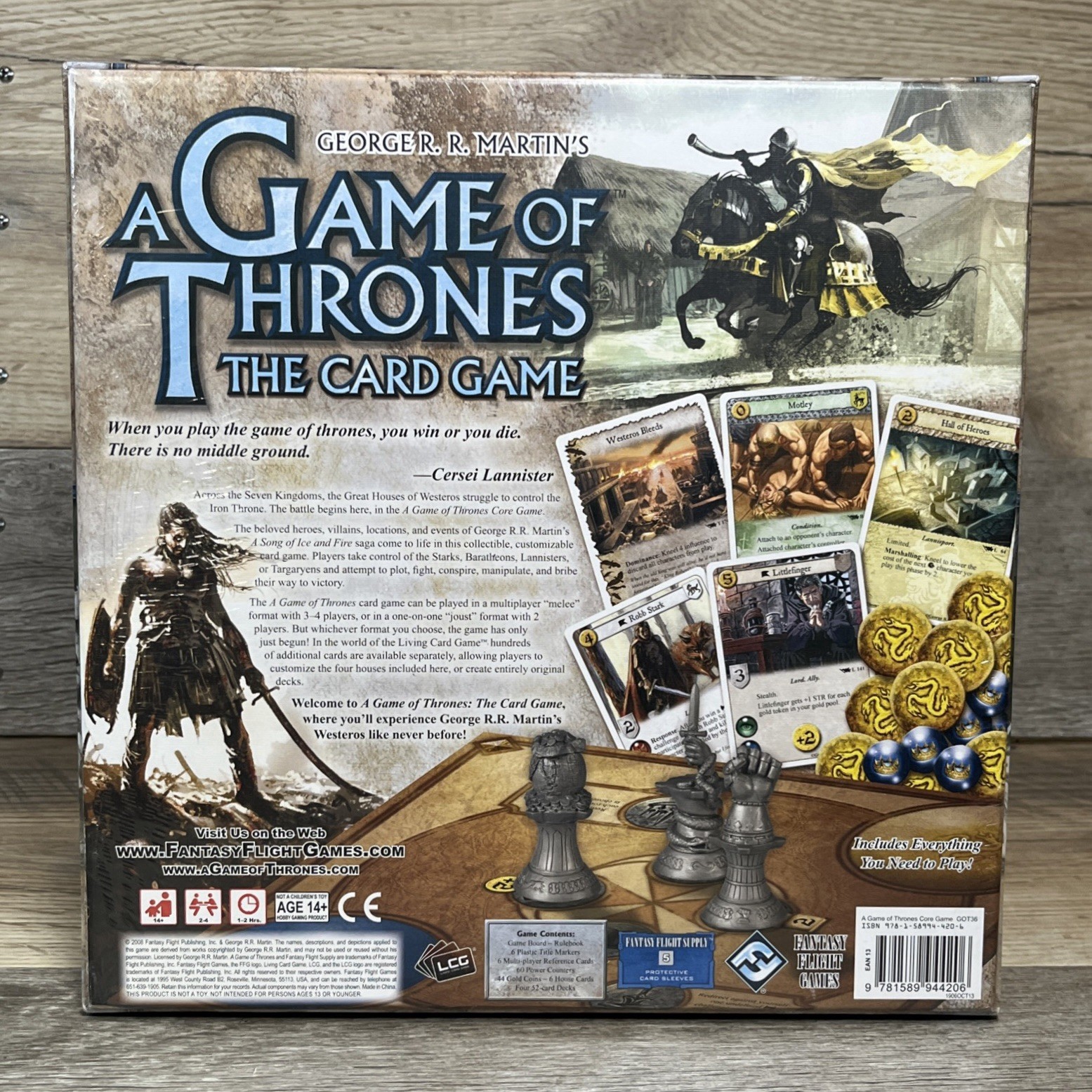 A Game of Thrones The Card Game Core LCG 2008 Fantasy Flight George RR Martin