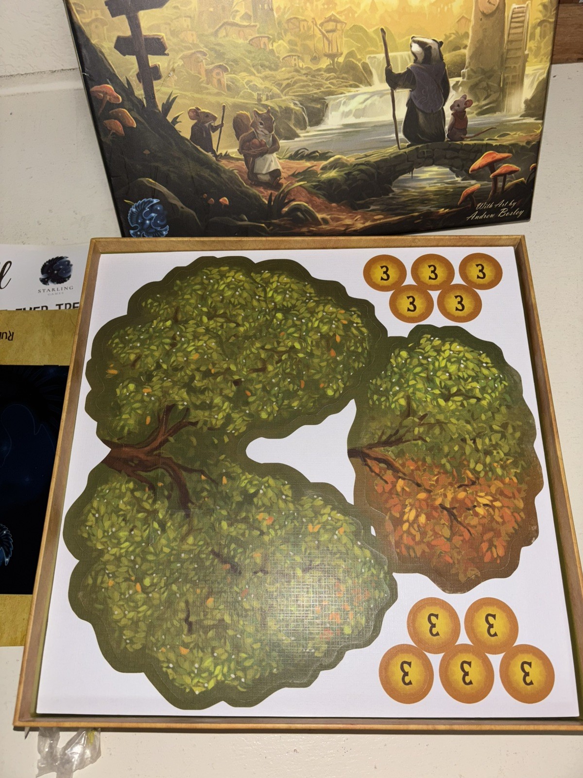 Everdell Board Game – Starling Games – Base Game Inventoried NEW OPEN BOX