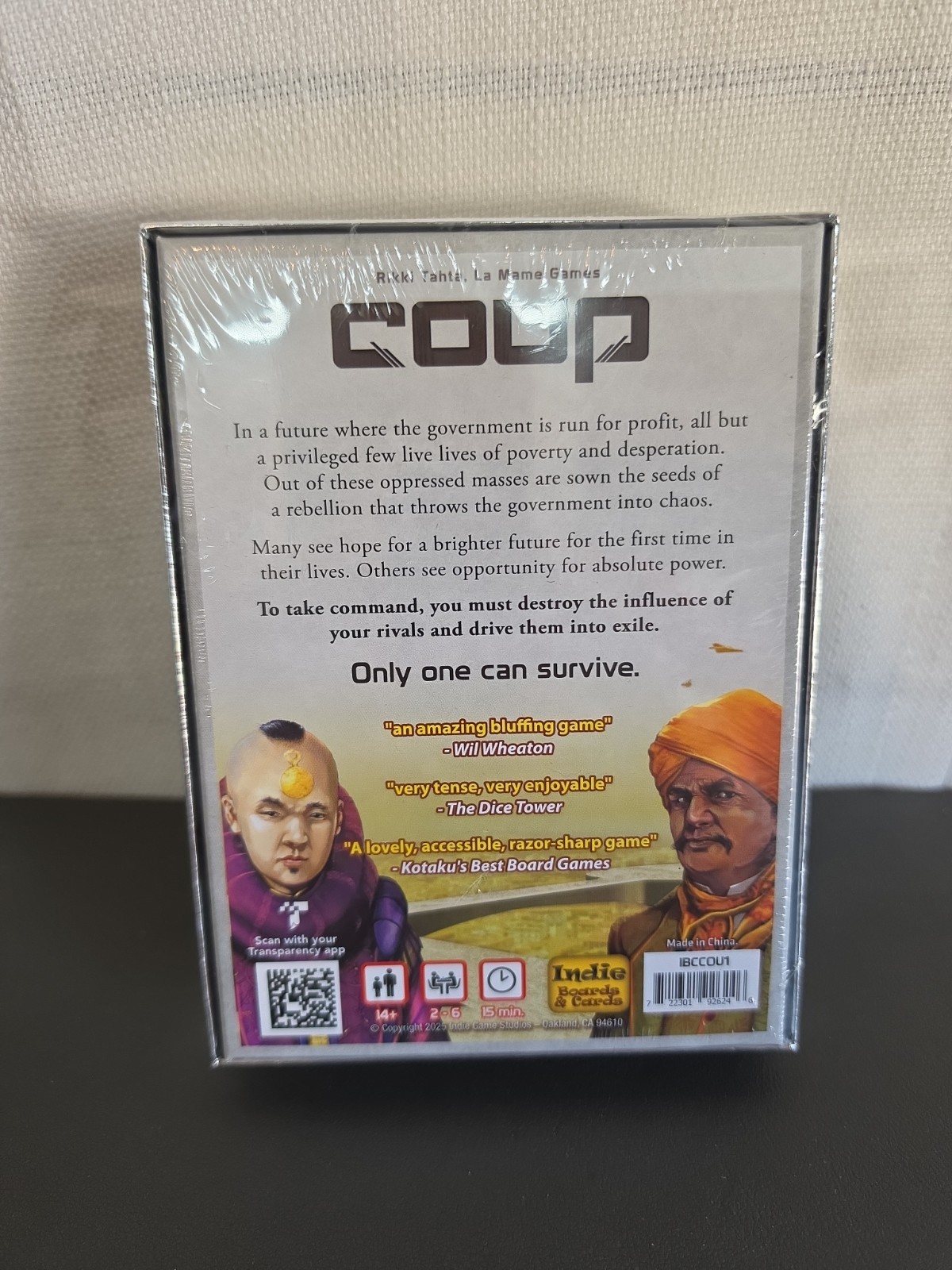 Coup Card Game (Resistance Universe) Secret Identities Deduction Deception