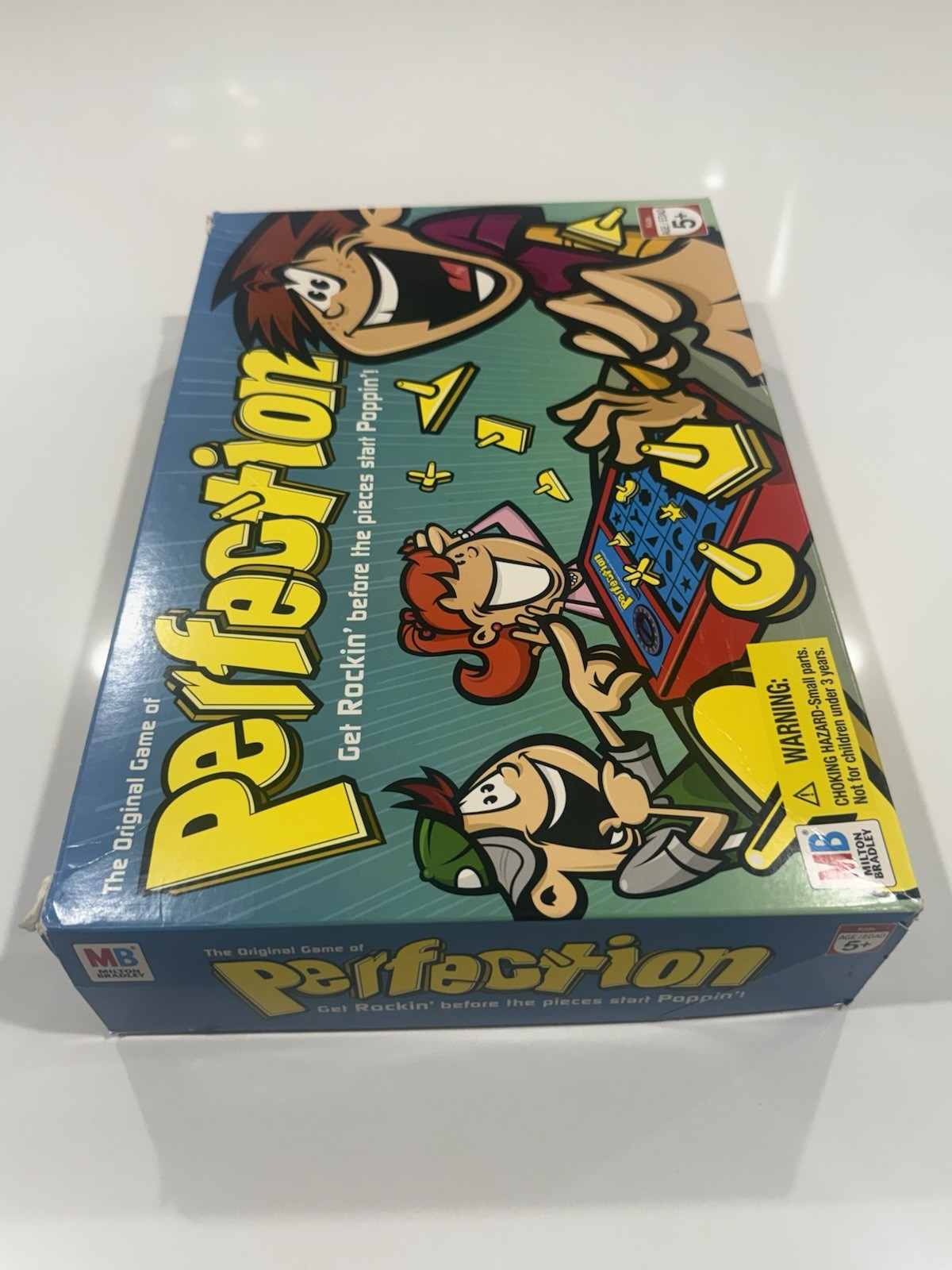 2006 Perfection Board Game Complete Tested Working Hasbro MB w/ Box Instructions