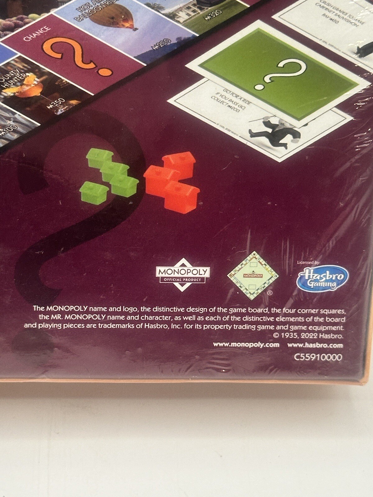 Monopoly Napa Valley Edition Board Game California Wine Country Top Trumps Card