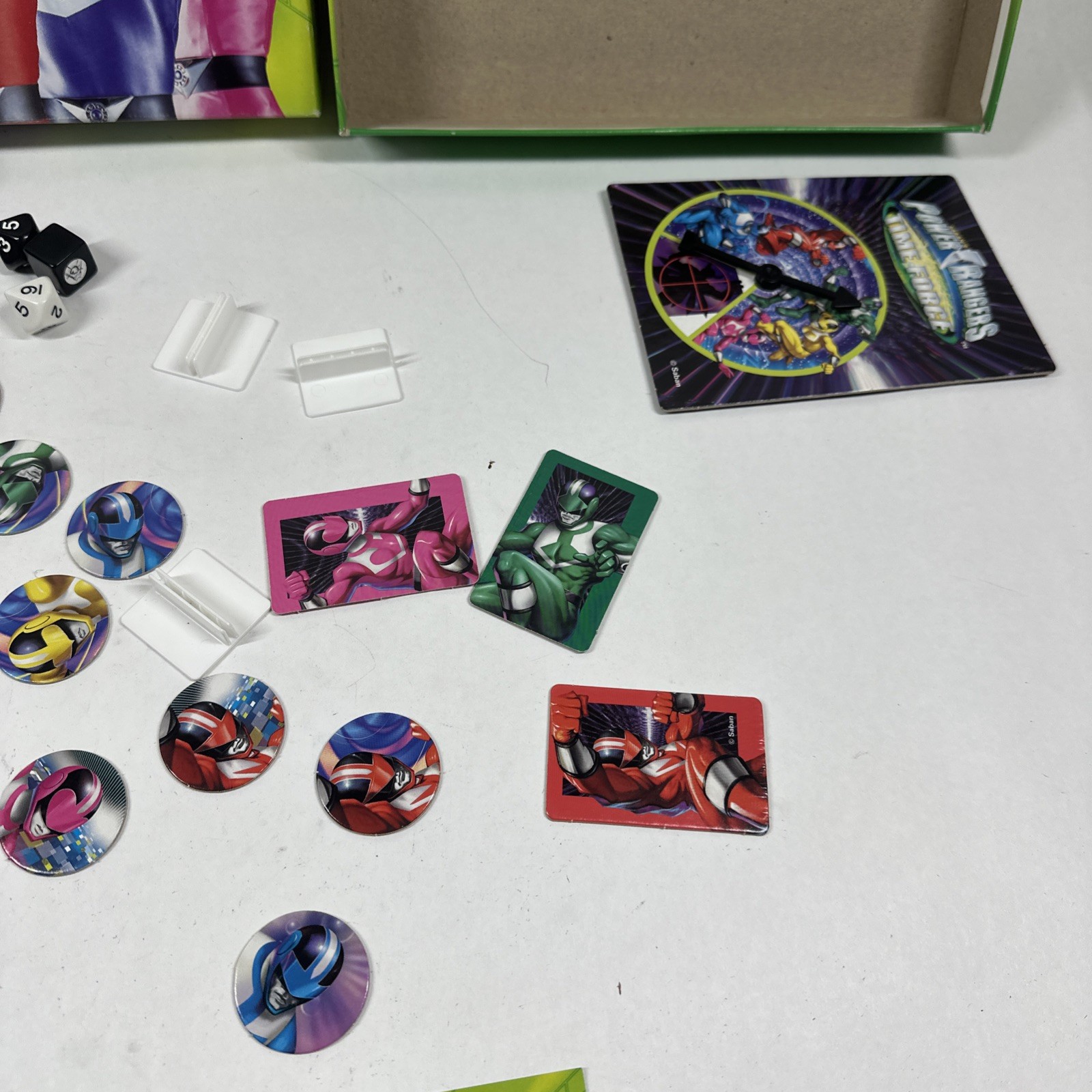 Power Rangers Board Game 2001 Missing 1 Pink Disk