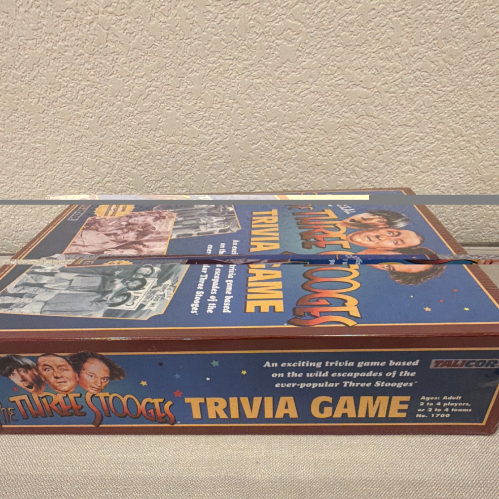 The Official Three Stooges Trivia Game Factory Sealed 2000 Talicor Vintage