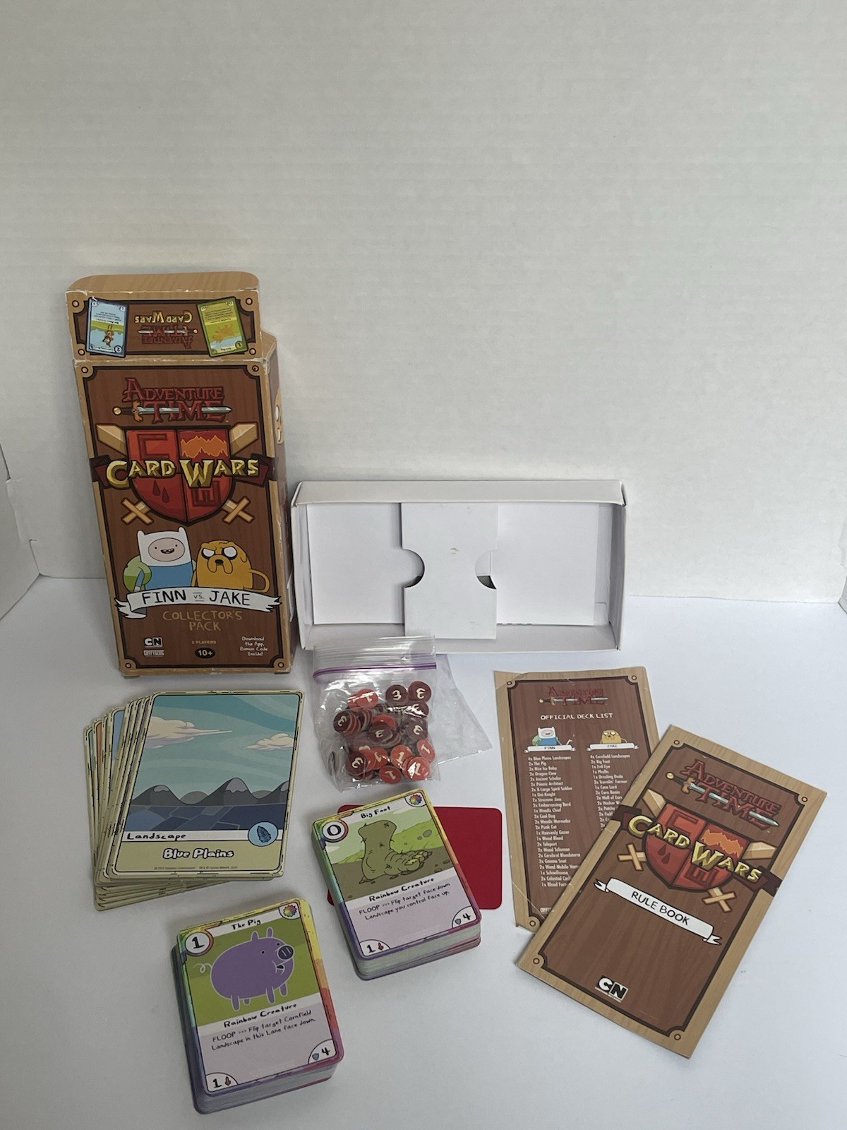 Cryptozoic Adventure Time Card Wars Finn vs. Jake Collectors Pack Complete