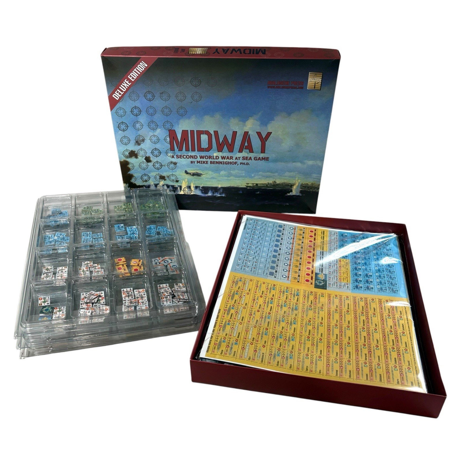 Second World War at Sea Midway Deluxe Edition, 100% Complete Near Mint, APL 0051