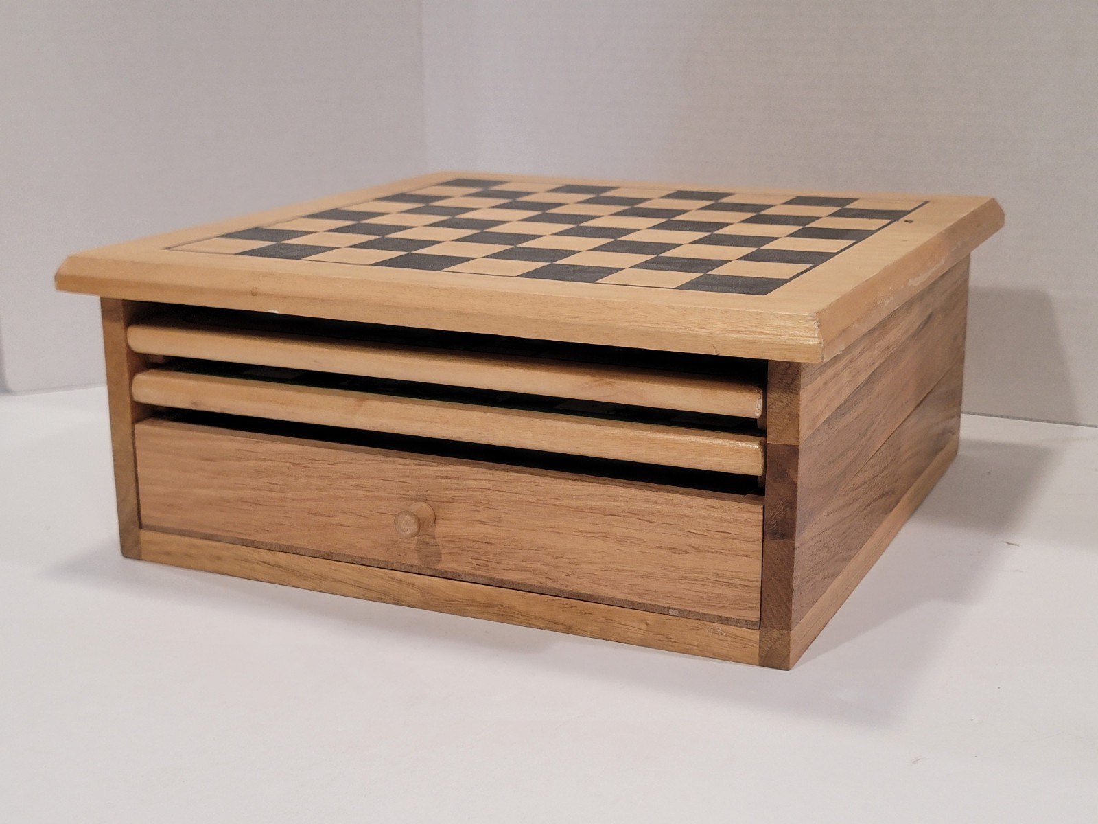 Board Game Set – 10 in 1 Tabletop Wood Game Center With Game Pieces