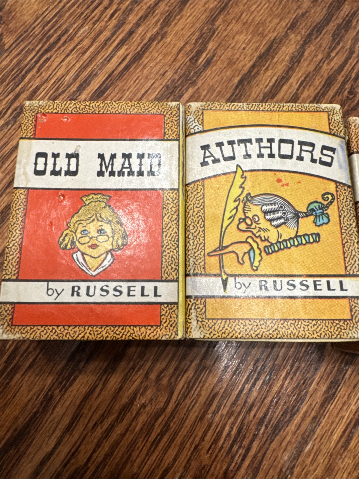 Vintage 1930s Russell Library of Games Set of 6 Complete Miniature Card Games US