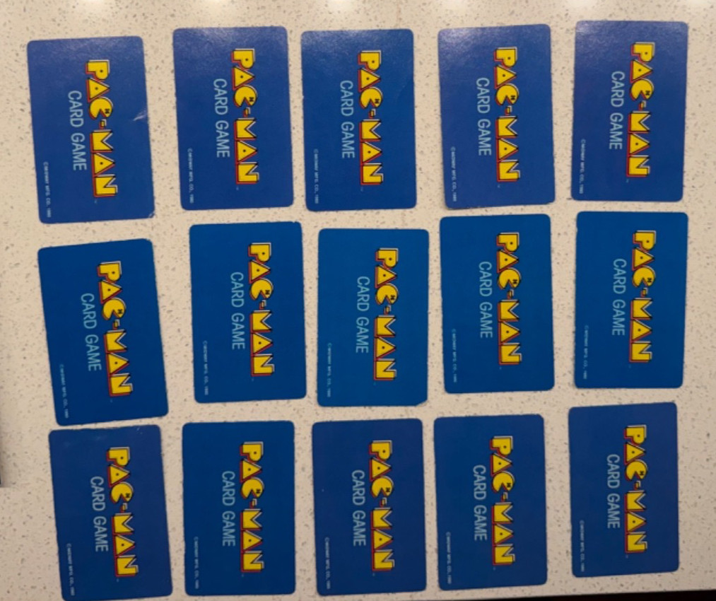 Vintage 1982 Pac-Man Card & Board Game Milton Bradley Arcade Classic COMPLETE!