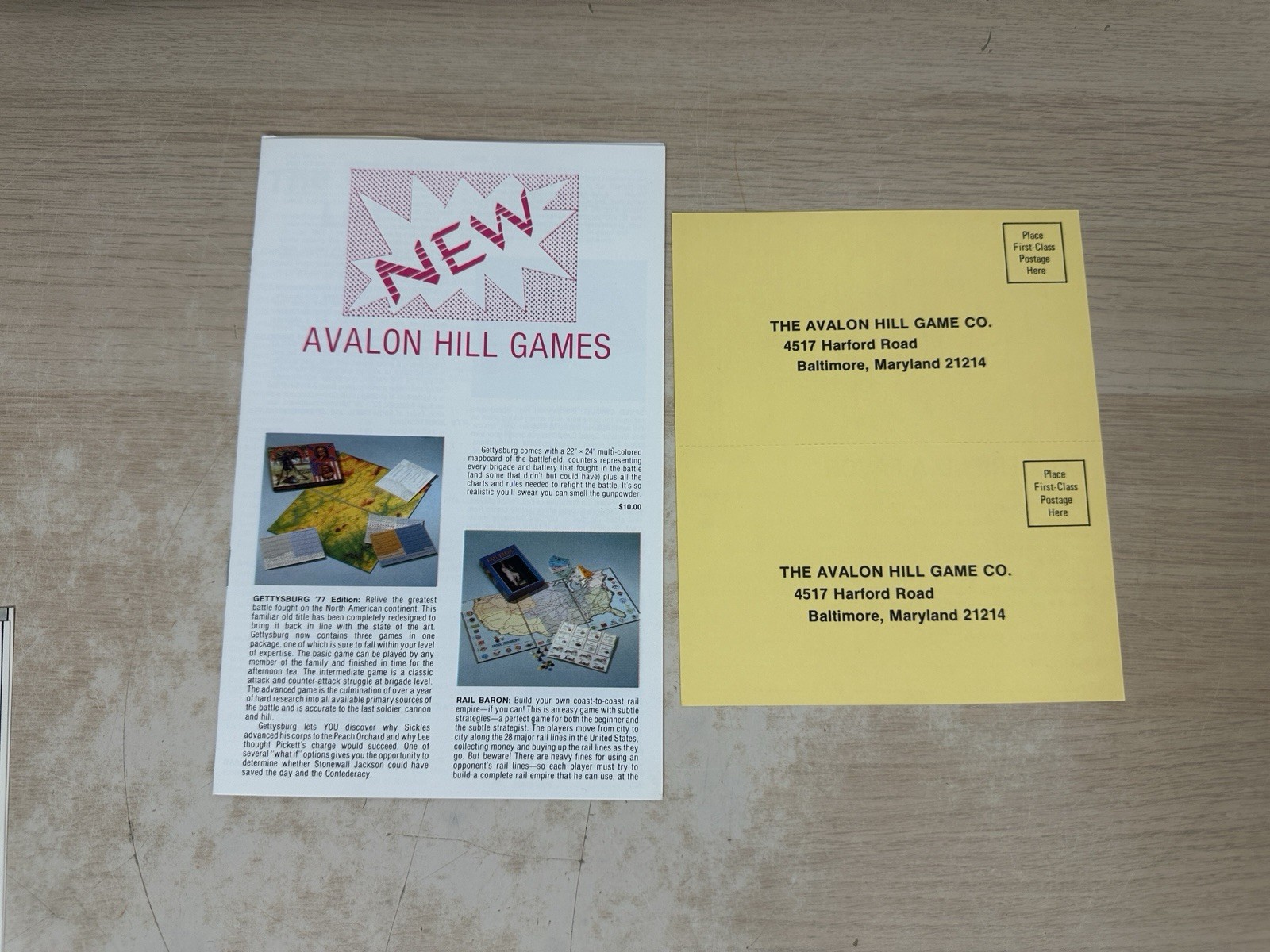 Napoleon: The Waterloo Campaign Game – 1977 Avalon Hill #826 – COMPLETE!