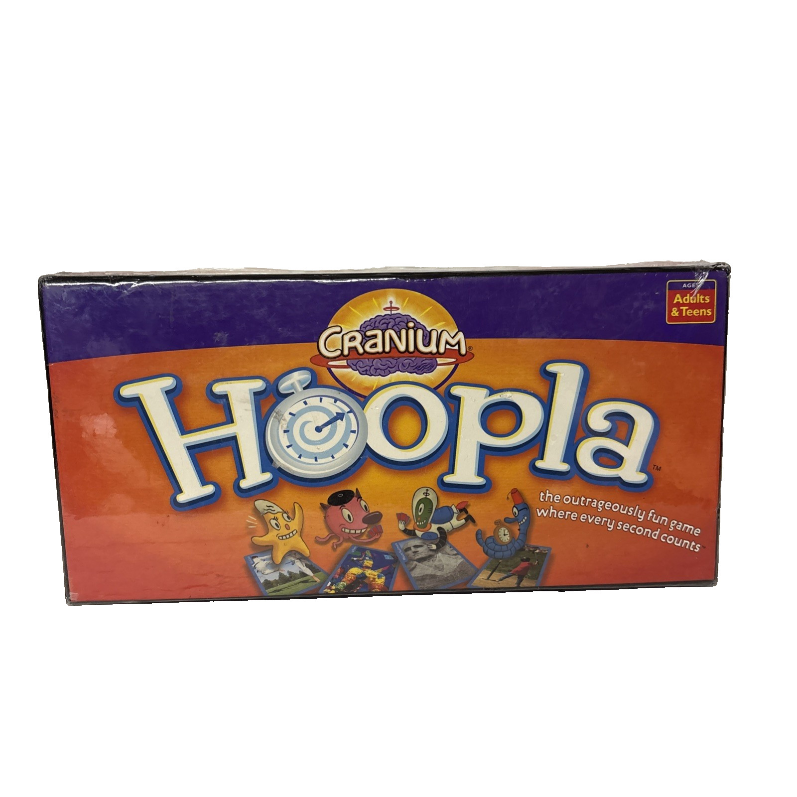 New Sealed Cranium Hoopla Board Game Card Teens And Adult 2002-2004 Edition