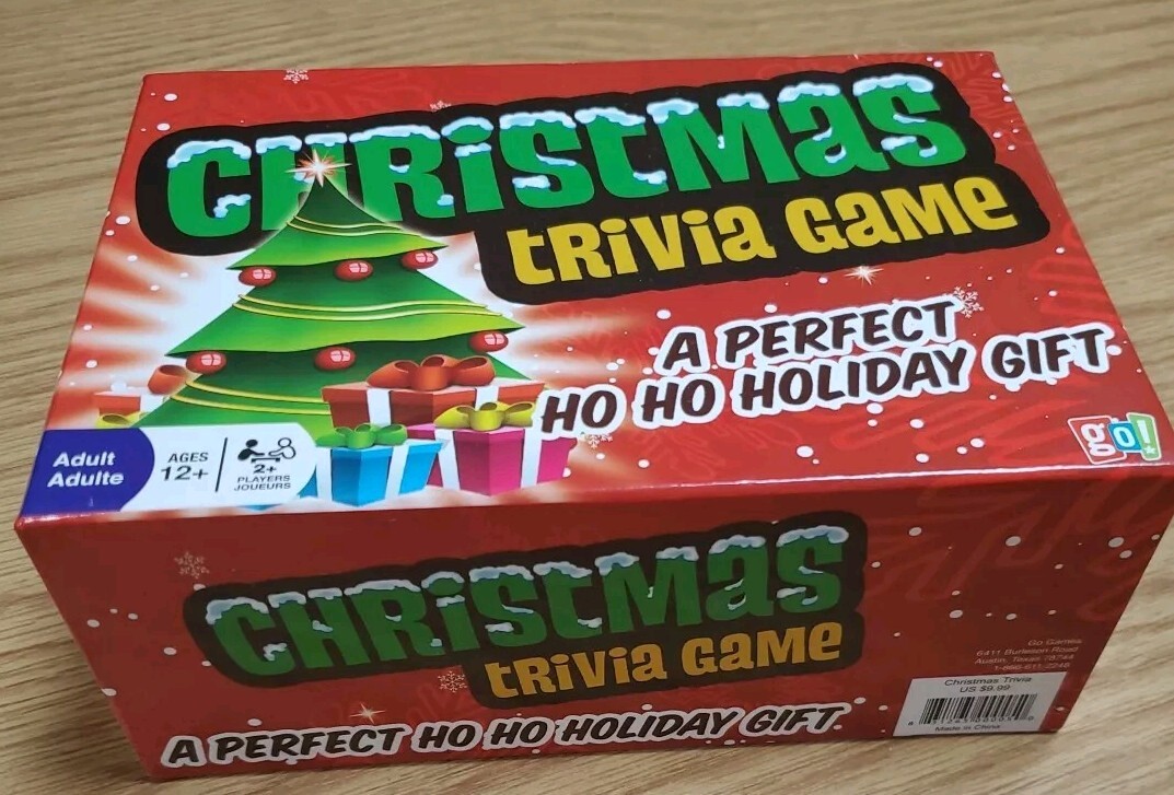 Christmas Trivia Game Holiday Fun Game Night Ages 12 and up Perfect Christmas…