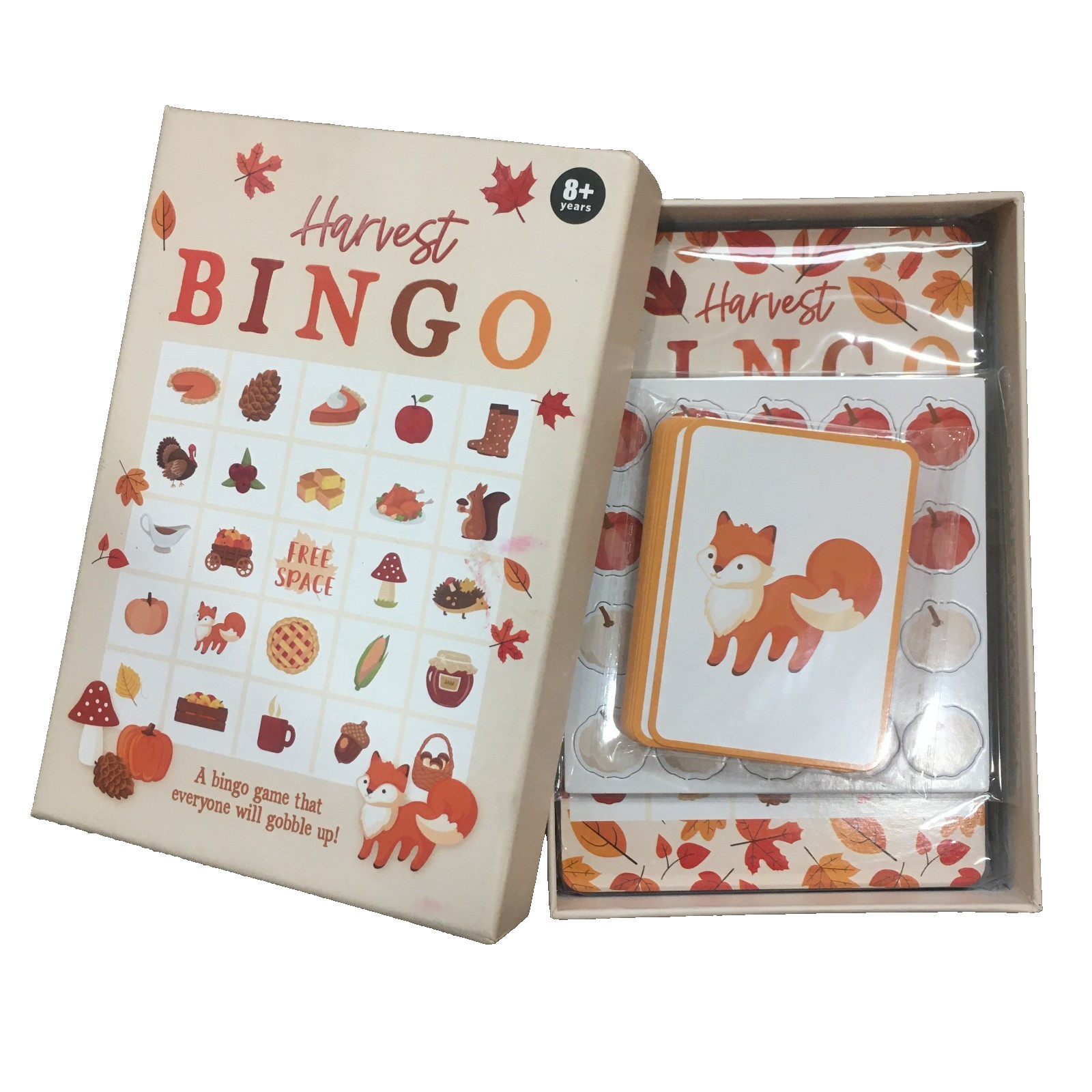 Harvest Bingo Game Party Bingo Open Box New Eccolo Brand