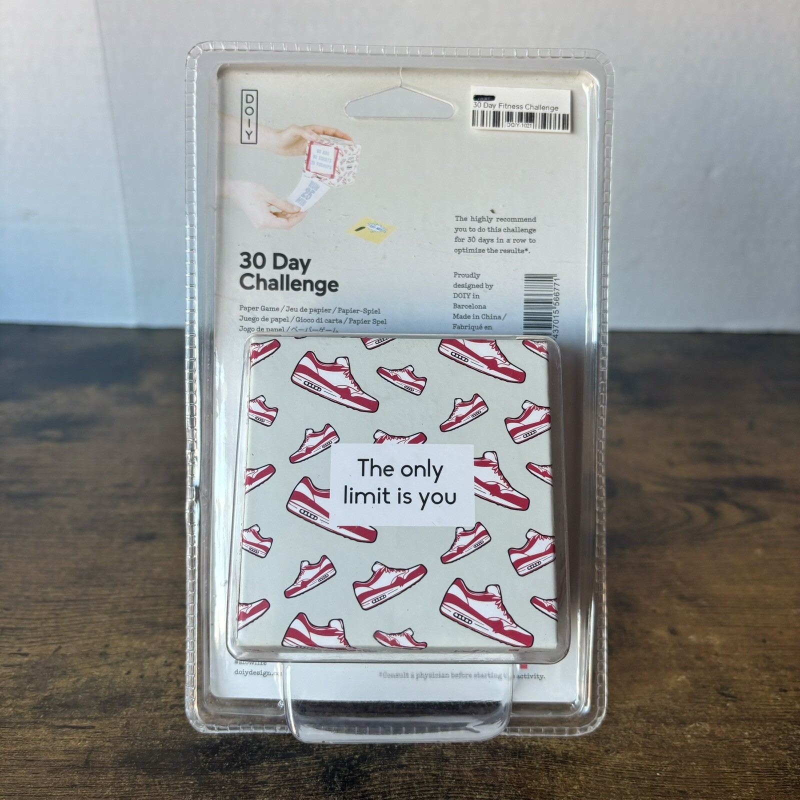 30 Day Fitness Challenge Card Game By DOIY – The Only Limit Is You – Brand New