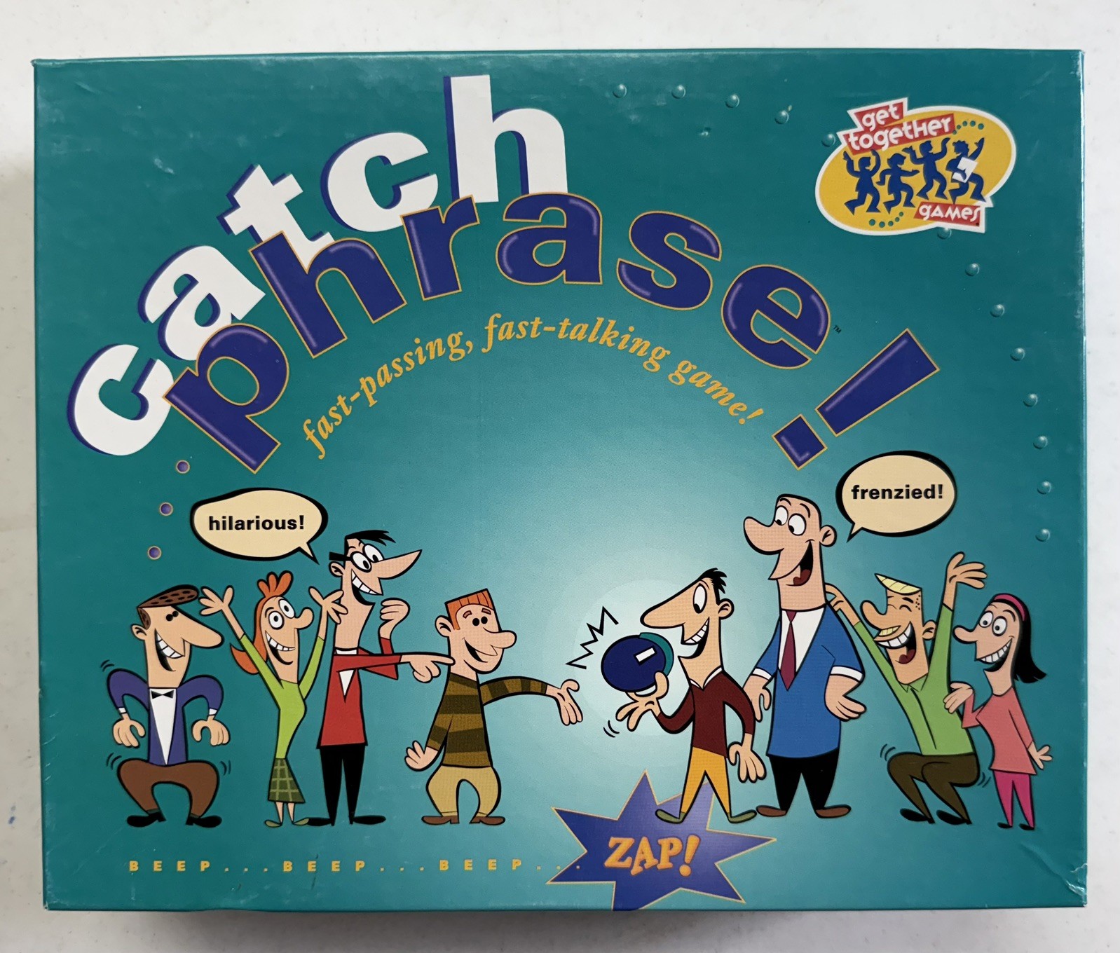 Catch Phrase Board Game 100% COMPLETE 1994 Vintage Timer Tested & Works